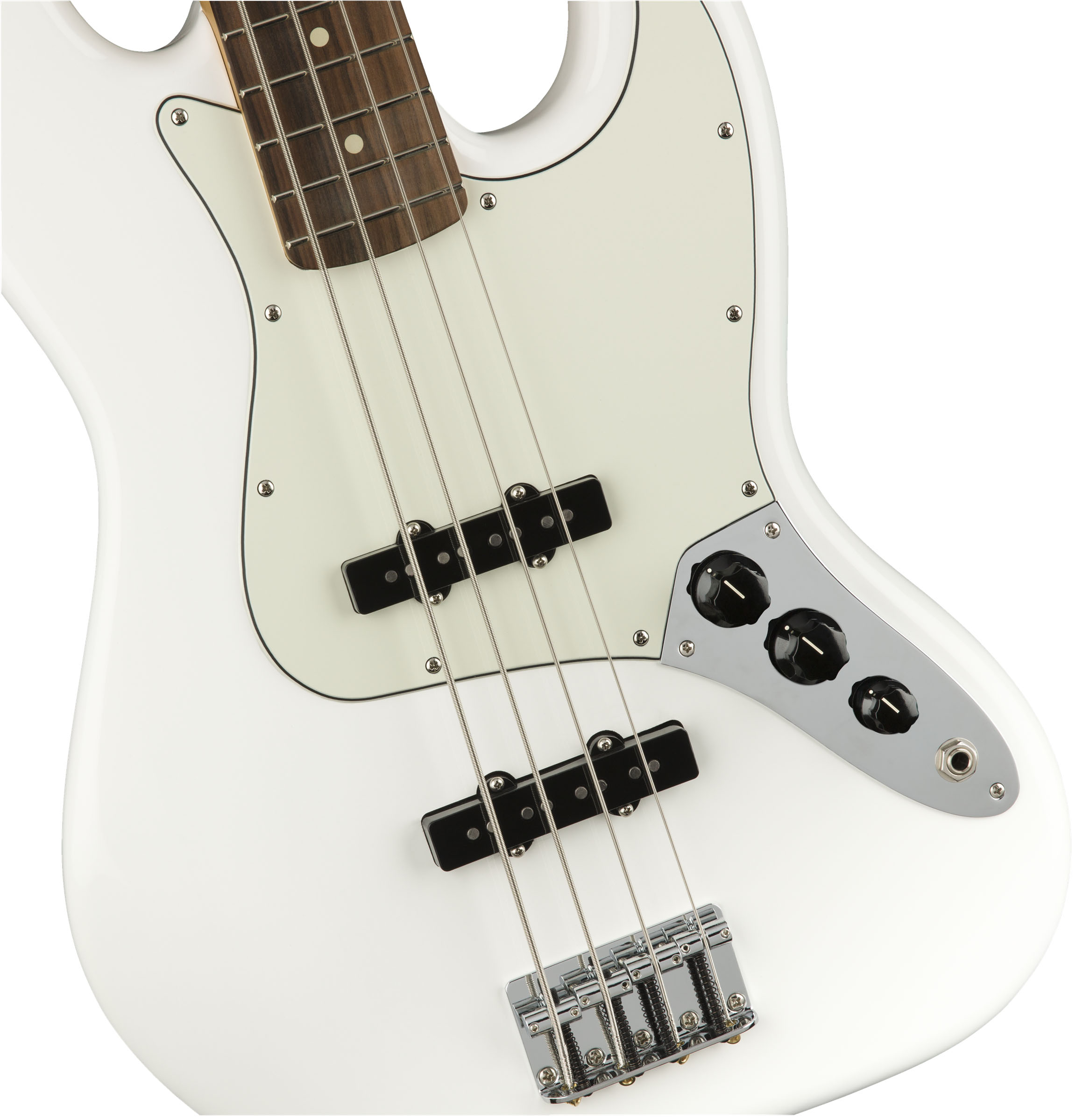Player Jazz Bass®, Pau Ferro Fingerboard, Polar White - Image 4