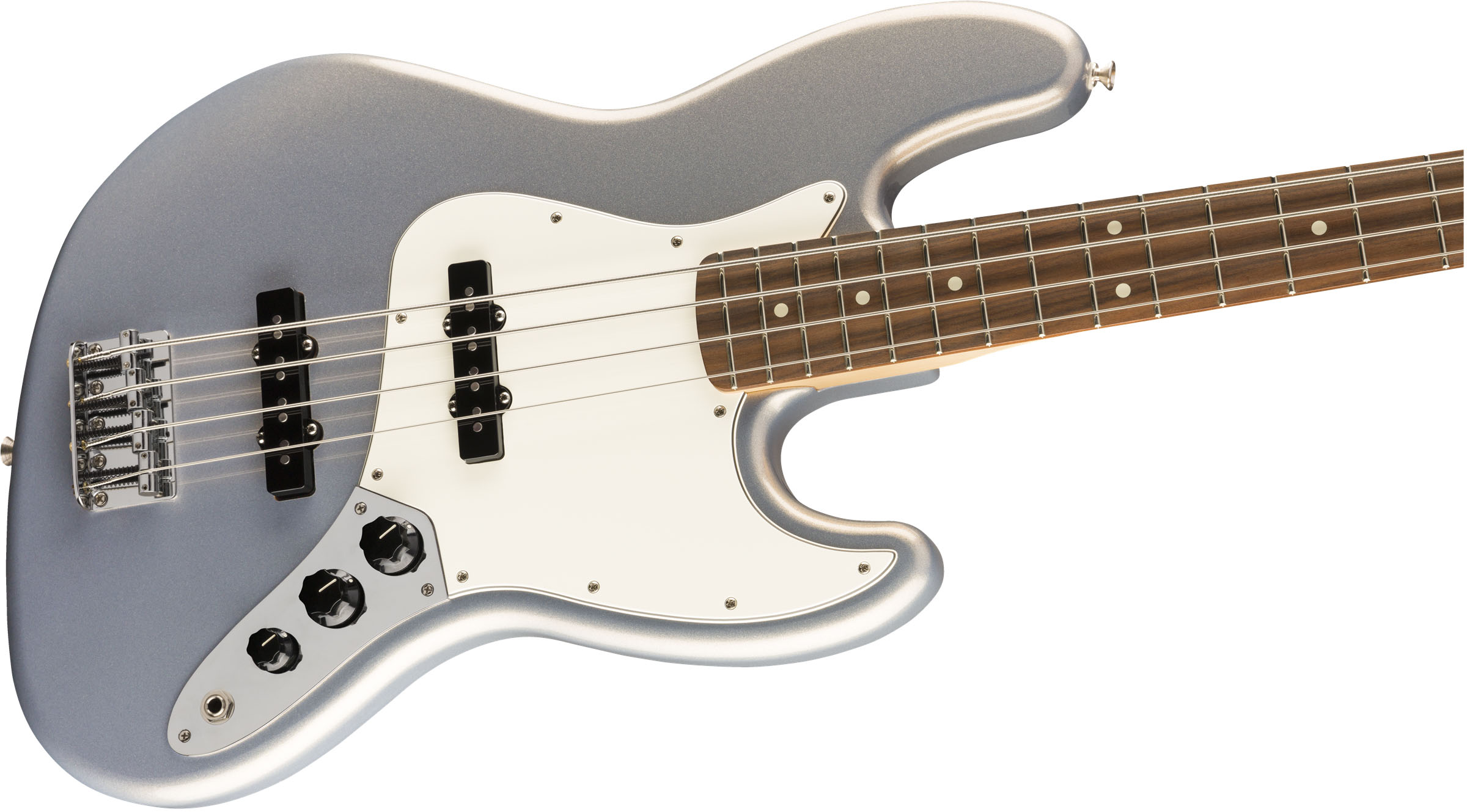 Player Jazz Bass®, Pau Ferro Fingerboard, Silver - Image 4