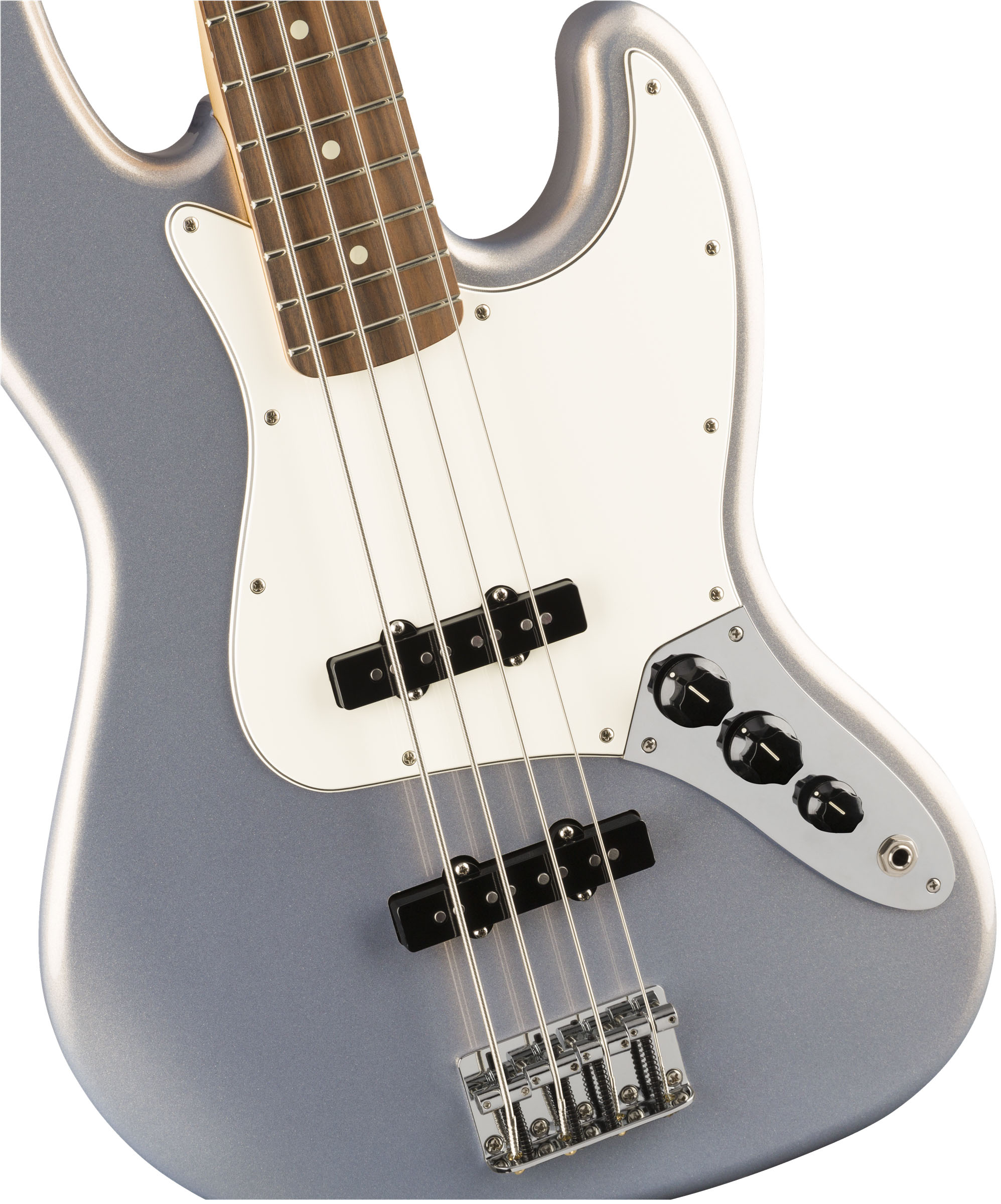 Player Jazz Bass®, Pau Ferro Fingerboard, Silver - Image 3