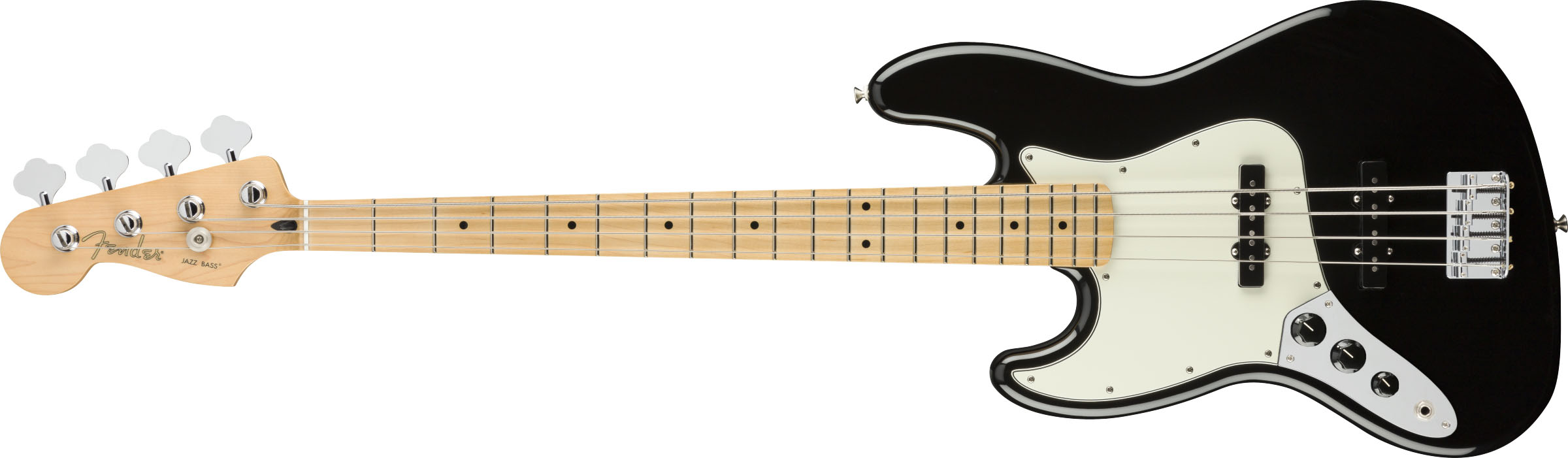 Player Jazz Bass® Left-Handed, Maple Fingerboard, Black