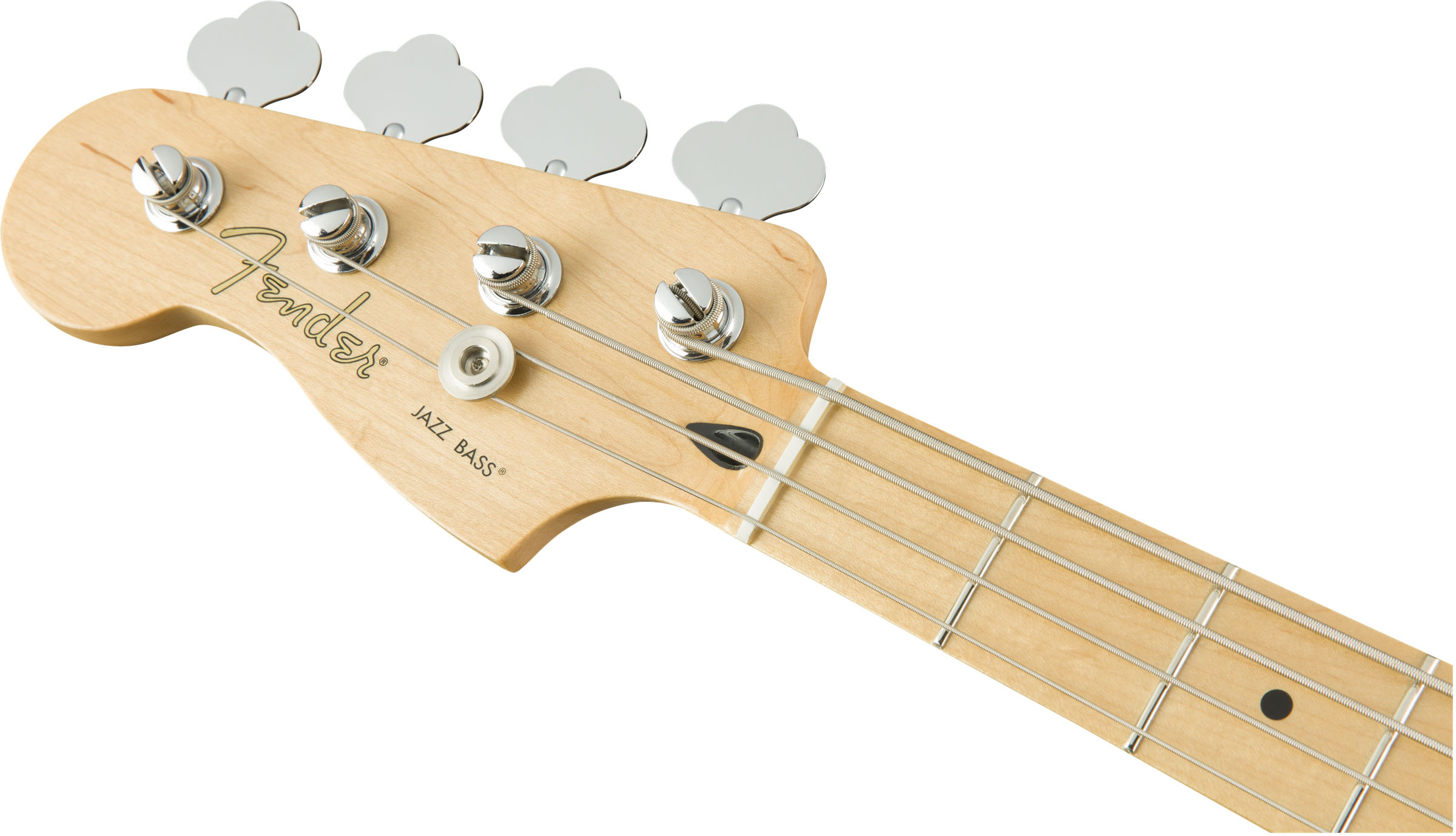 Player Jazz Bass® Left-Handed, Maple Fingerboard, Polar White - Image 4