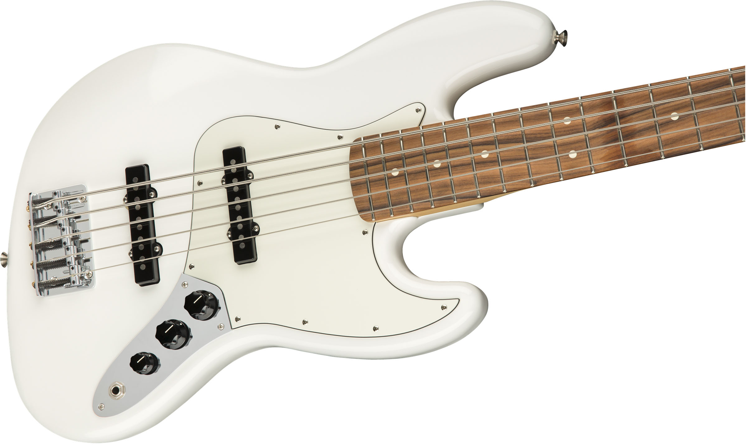 Player Jazz Bass® V, Pau Ferro Fingerboard, Polar White - Image 3