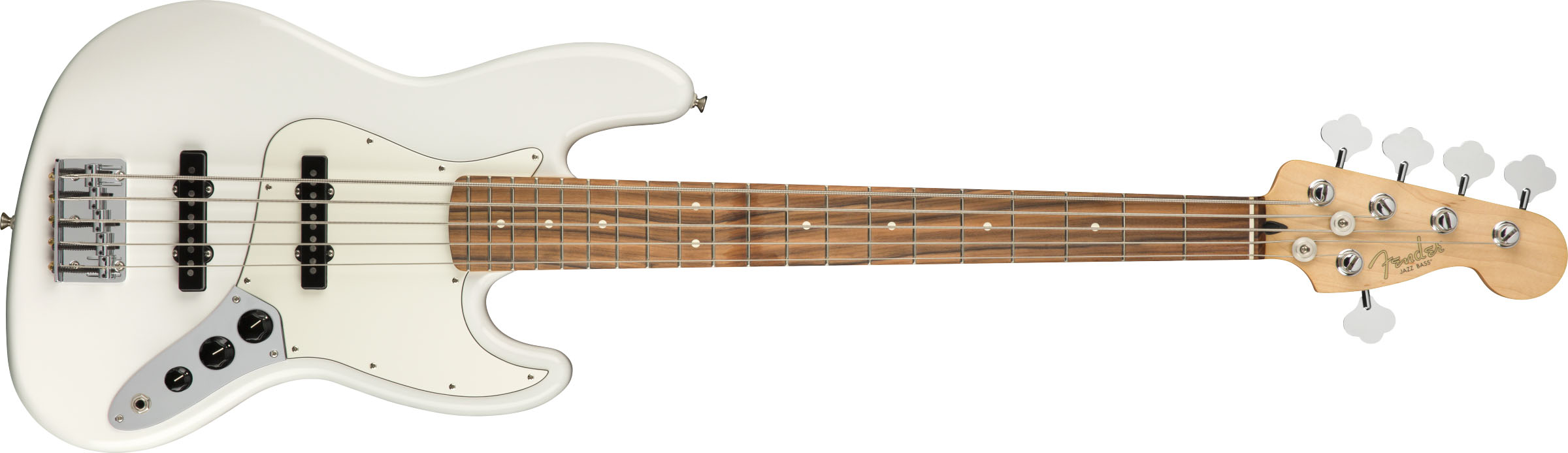 Player Jazz Bass® V, Pau Ferro Fingerboard, Polar White