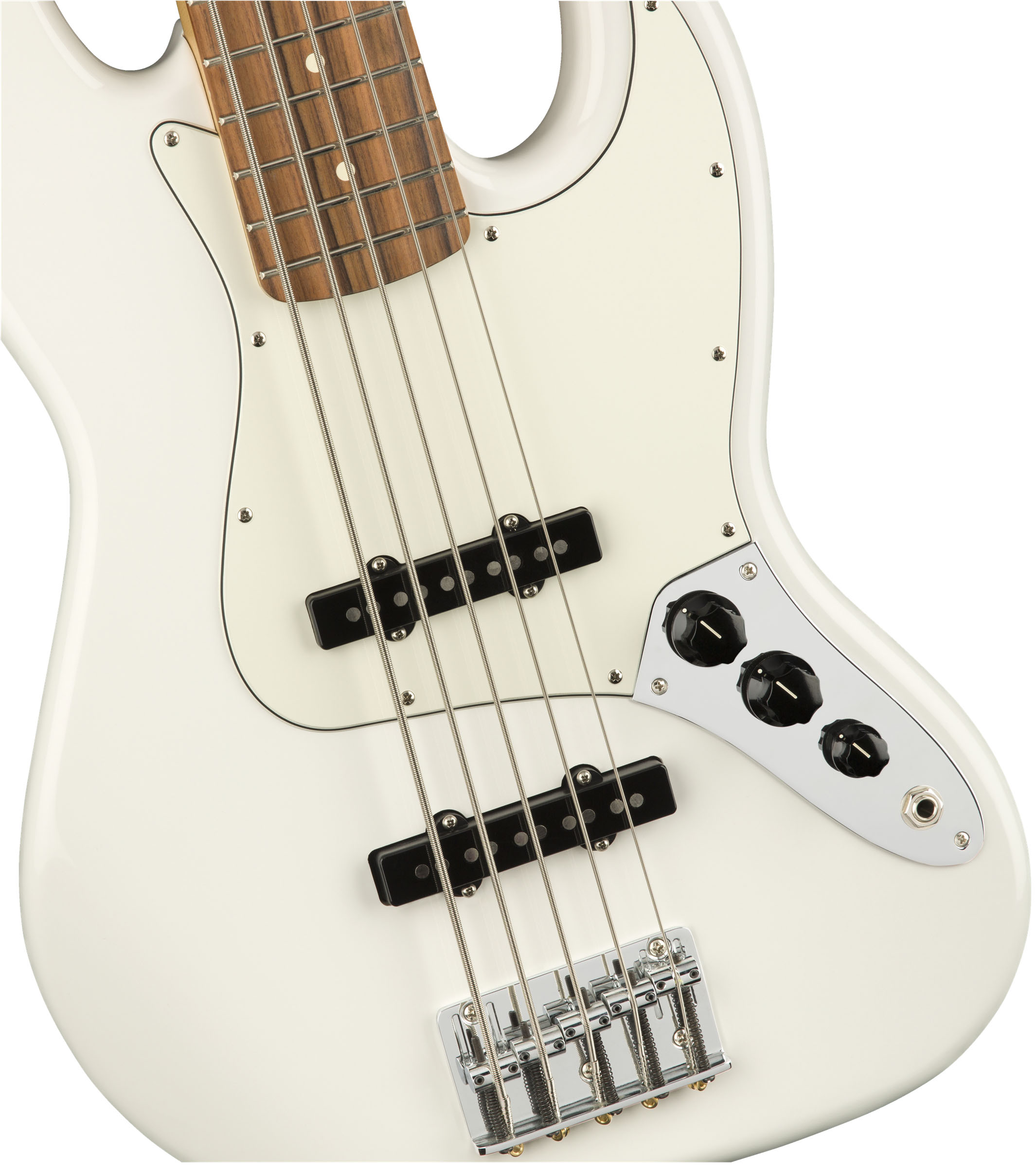 Player Jazz Bass® V, Pau Ferro Fingerboard, Polar White - Image 2