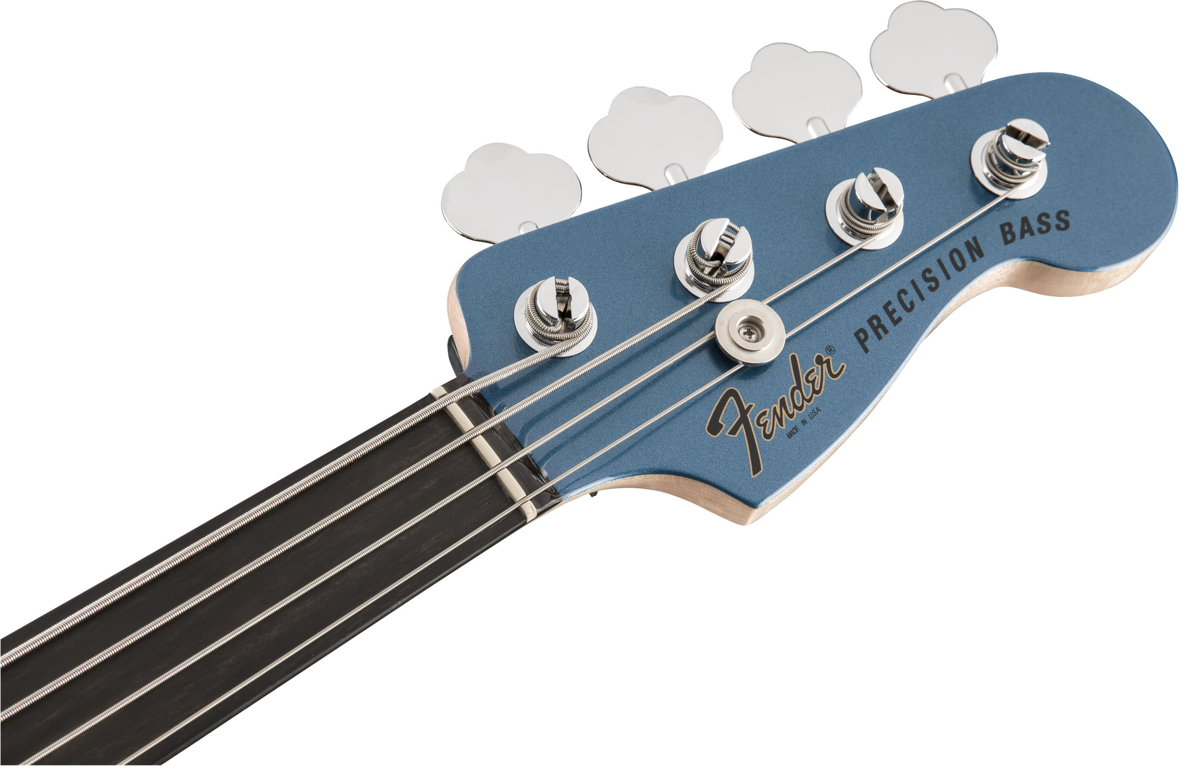 Tony Franklin Fretless Precision Bass®, Ebony Fingerboard, Lake Placid Blue - Image 4