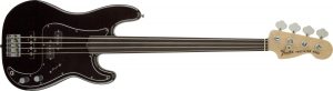 Tony Franklin Fretless Precision Bass®, Ebony Fingerboard, Black