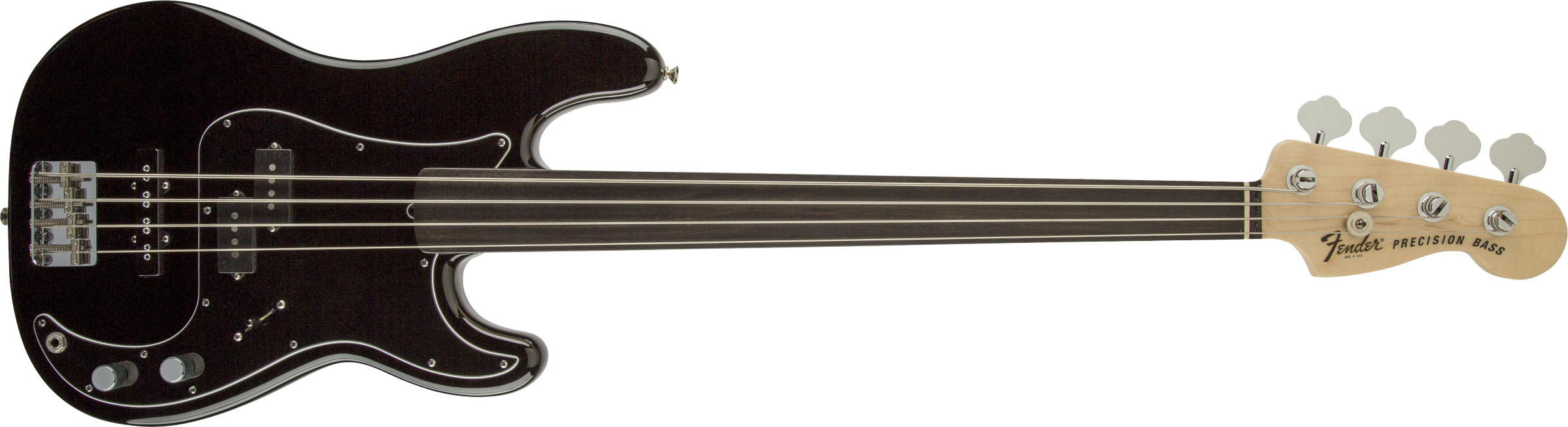 Tony Franklin Fretless Precision Bass®, Ebony Fingerboard, Black