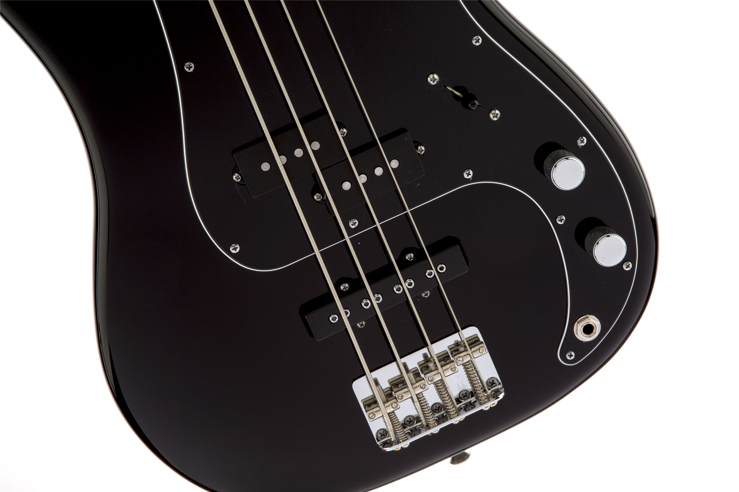 Tony Franklin Fretless Precision Bass®, Ebony Fingerboard, Black - Image 2