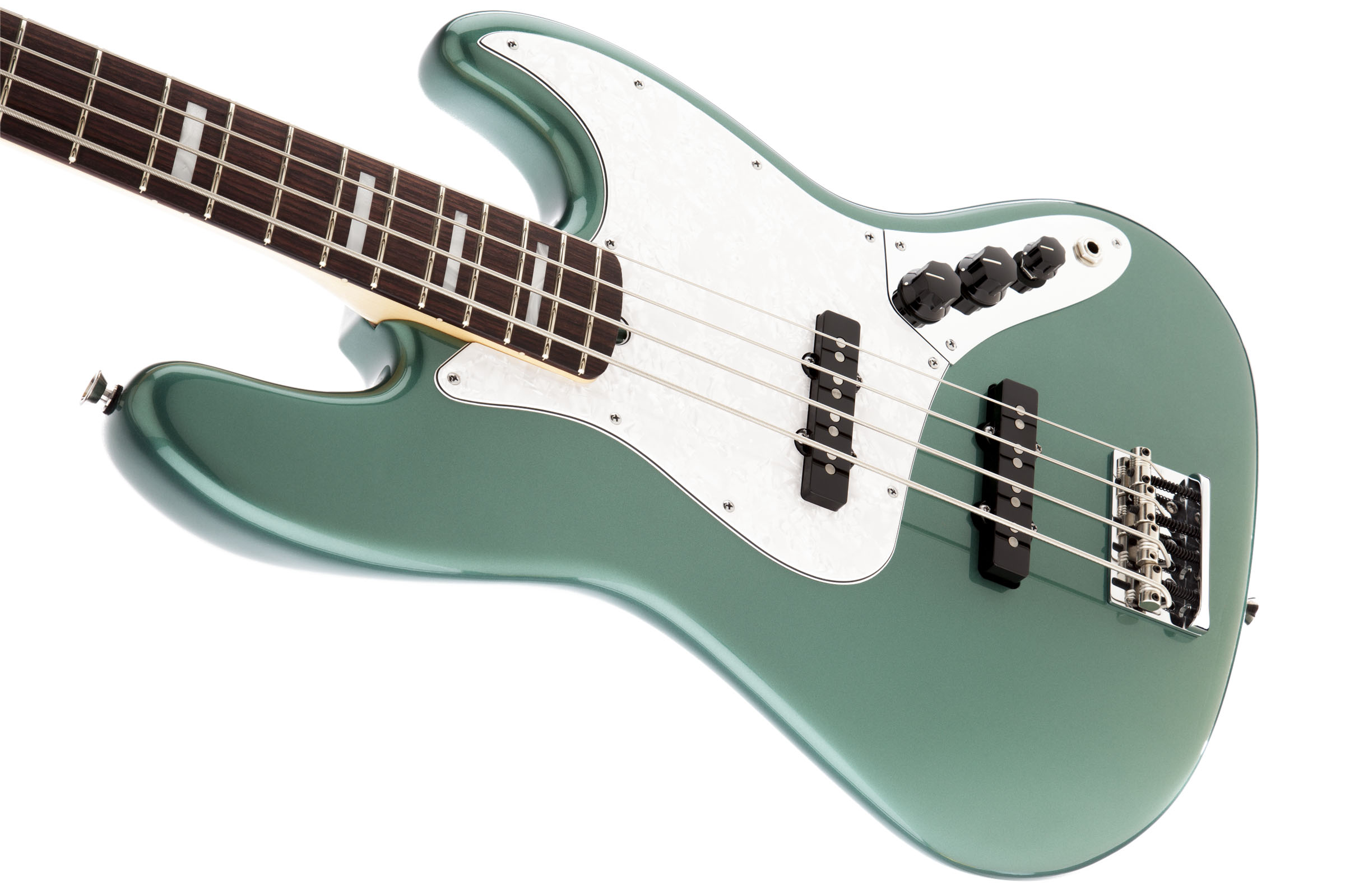 Adam Clayton Jazz Bass®, Rosewood Fingerboard, Sherwood Green Metallic - Image 4