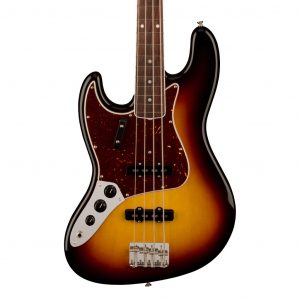 American Vintage II 1966 Jazz Bass® Left-Hand, Rosewood Fingerboard, 3-Color Sunburst