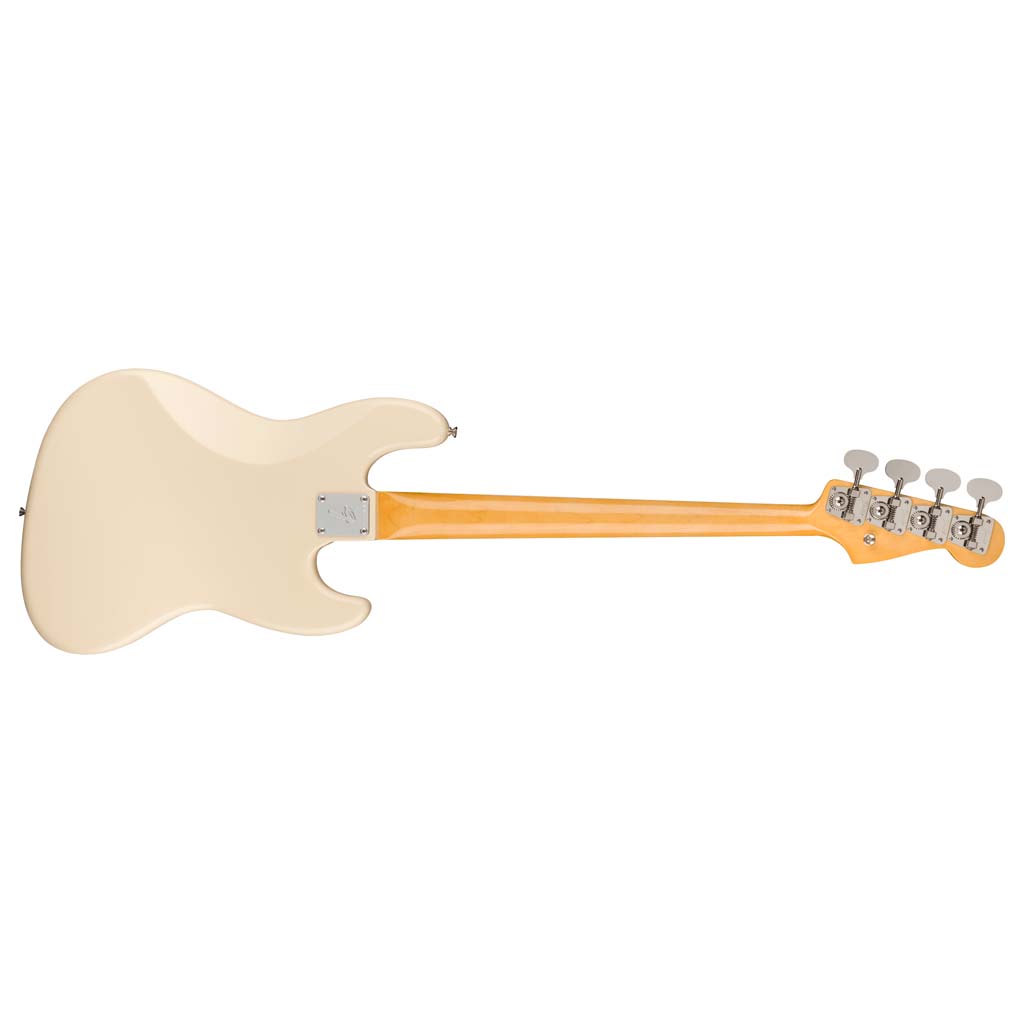 American Vintage II 1966 Jazz Bass® Left-Hand, Rosewood Fingerboard, Olympic White - Image 2