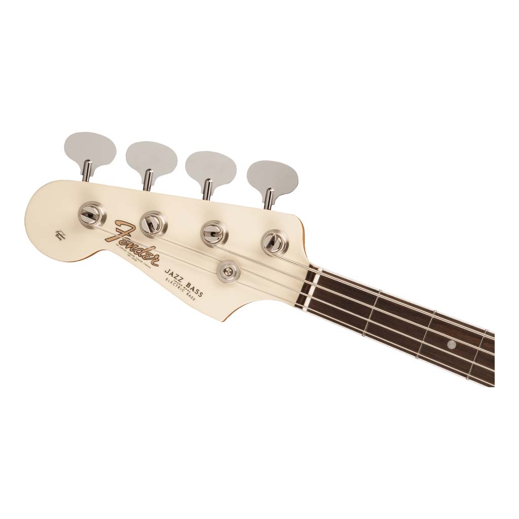 American Vintage II 1966 Jazz Bass® Left-Hand, Rosewood Fingerboard, Olympic White - Image 3