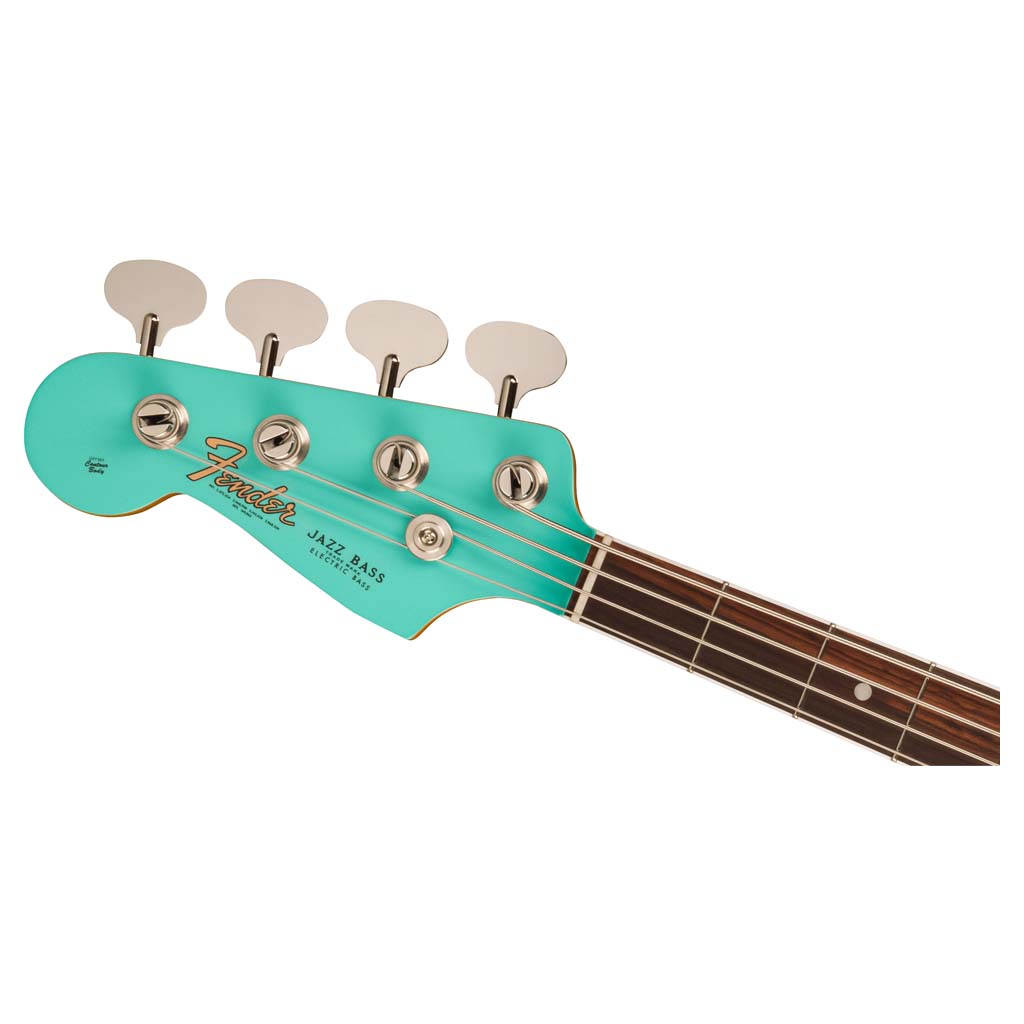 American Vintage II 1966 Jazz Bass® Left-Hand, Rosewood Fingerboard, Sea Foam Green - Image 3