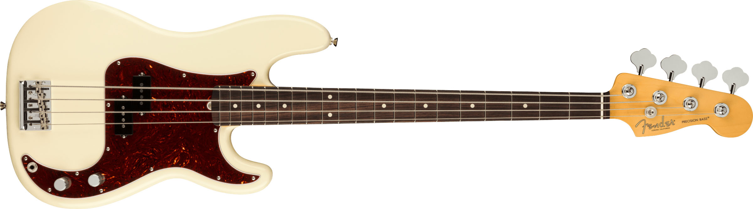 American Professional II Precision Bass®, Rosewood Fingerboard, Olympic White