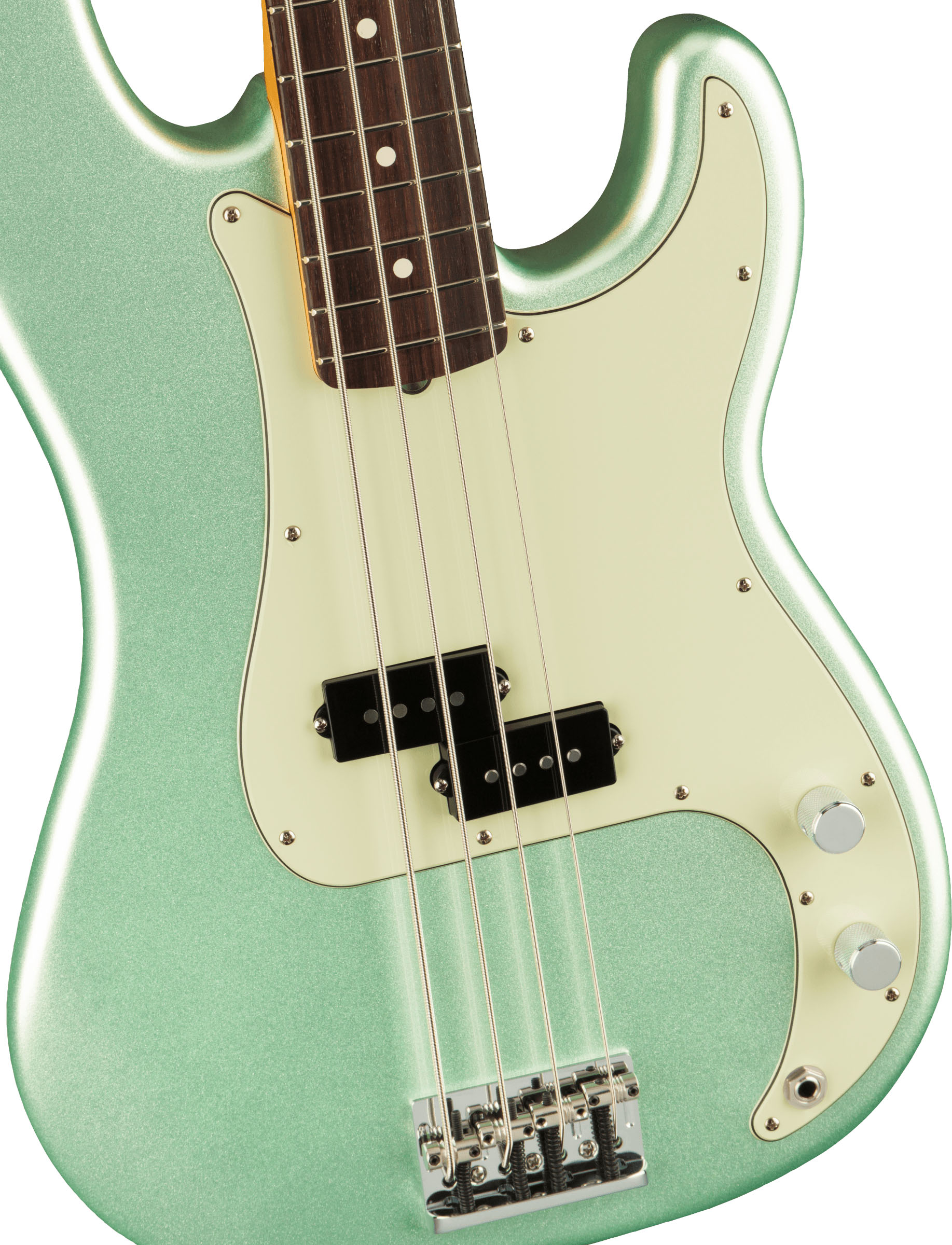 American Professional II Precision Bass®, Rosewood Fingerboard, Mystic Surf Green - Image 2