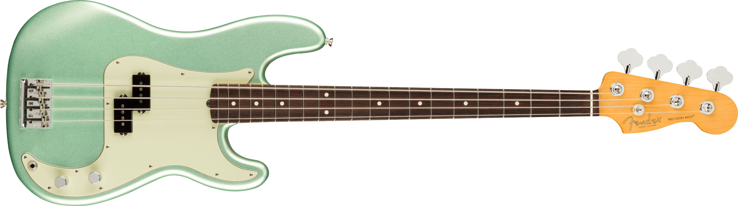 American Professional II Precision Bass®, Rosewood Fingerboard, Mystic Surf Green