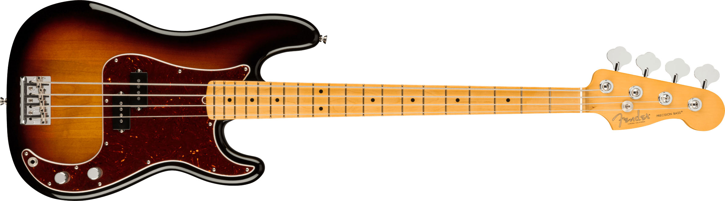American Professional II Precision Bass®, Maple Fingerboard, 3-Color Sunburst
