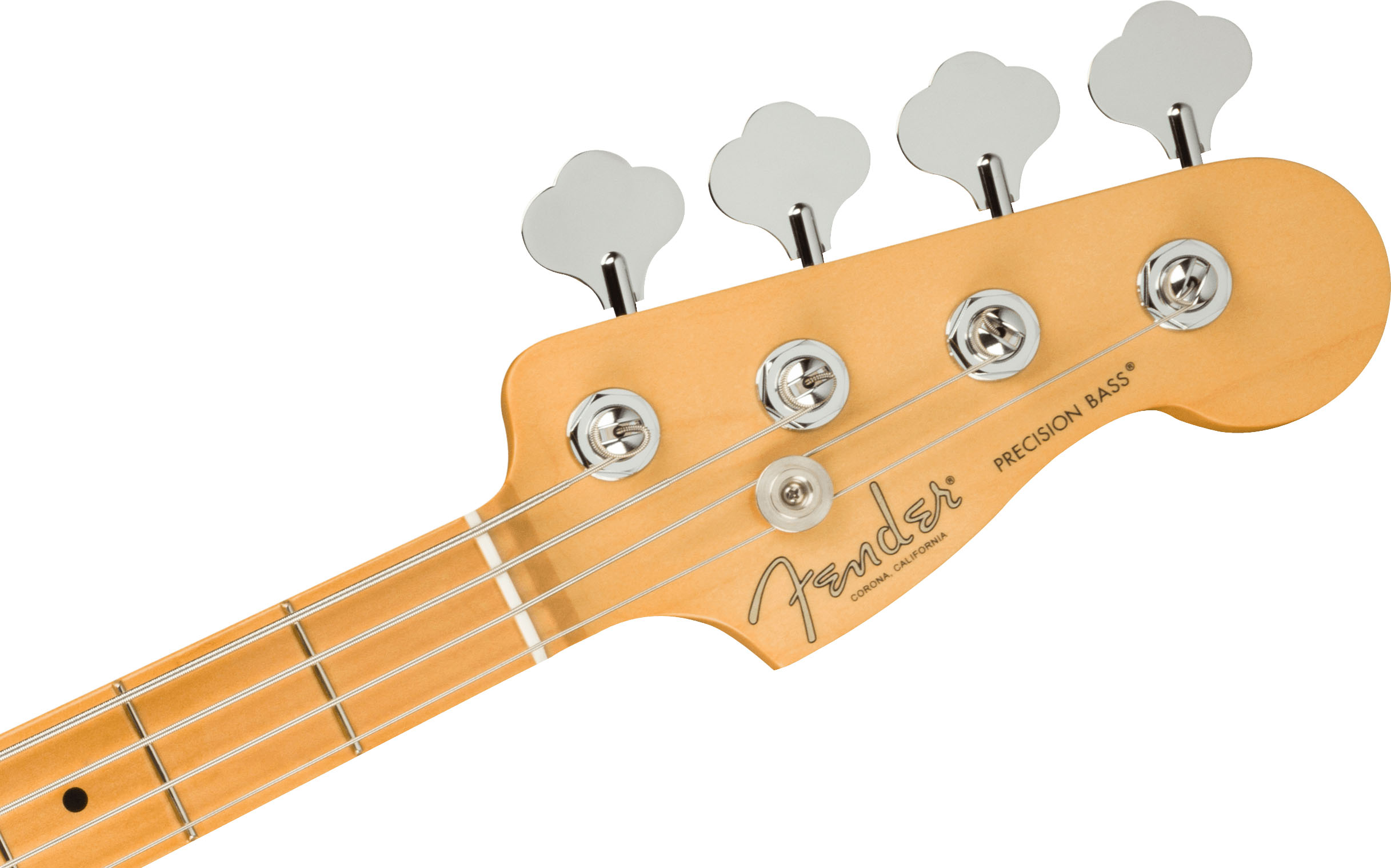 American Professional II Precision Bass®, Maple Fingerboard, Olympic White - Image 4