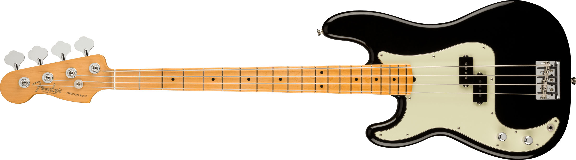 American Professional II Precision Bass® Left-Hand, Maple Fingerboard, Black