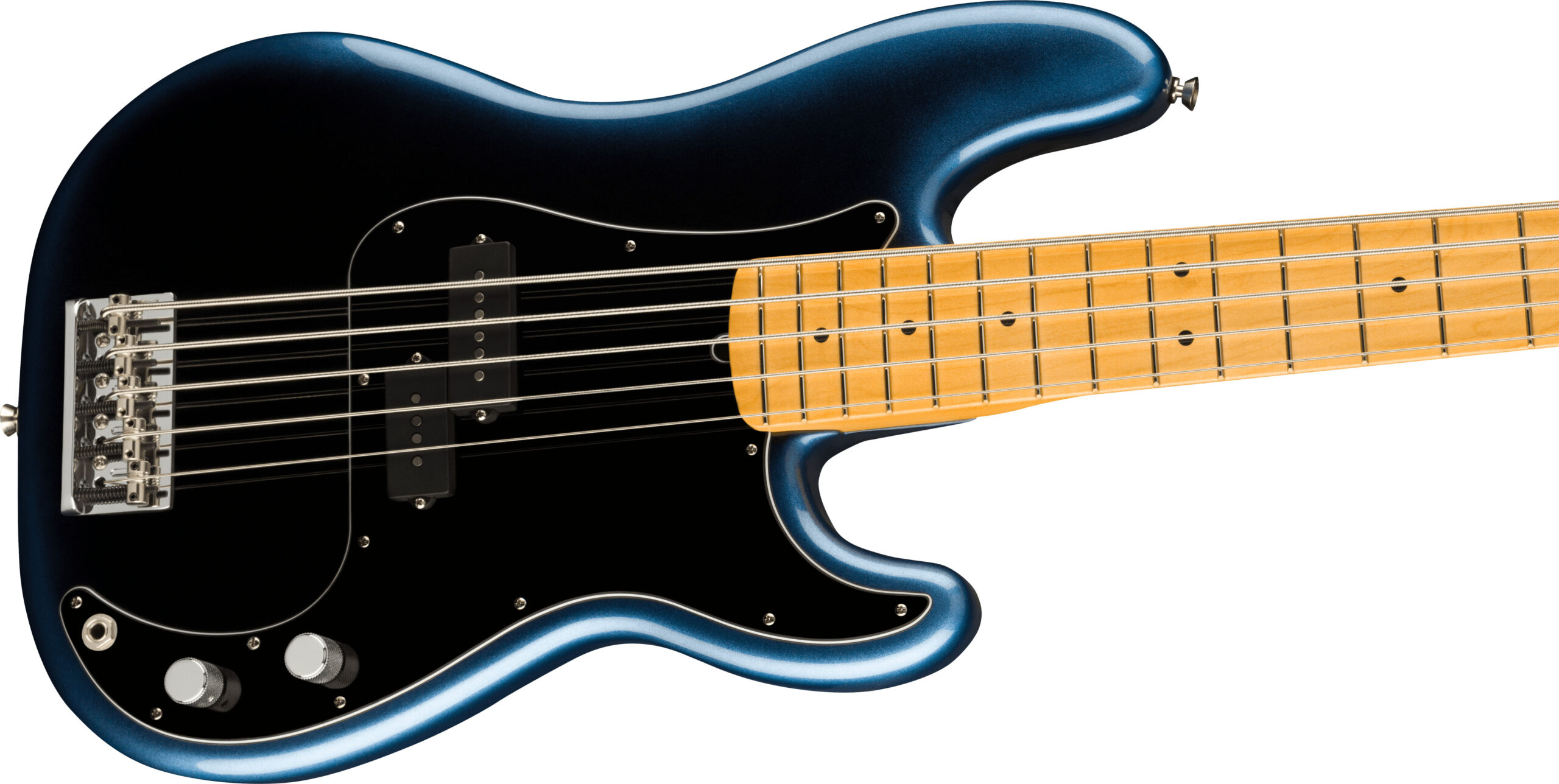 American Professional II Precision Bass® V, Maple Fingerboard, Dark Night - Image 3