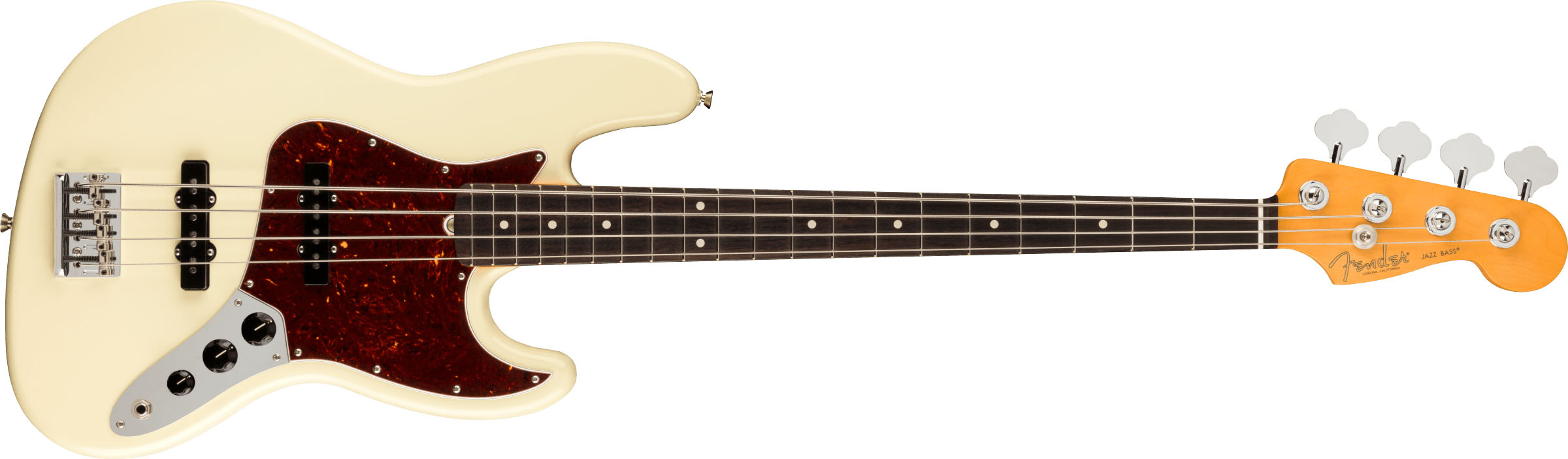 American Professional II Jazz Bass®, Rosewood Fingerboard, Olympic White