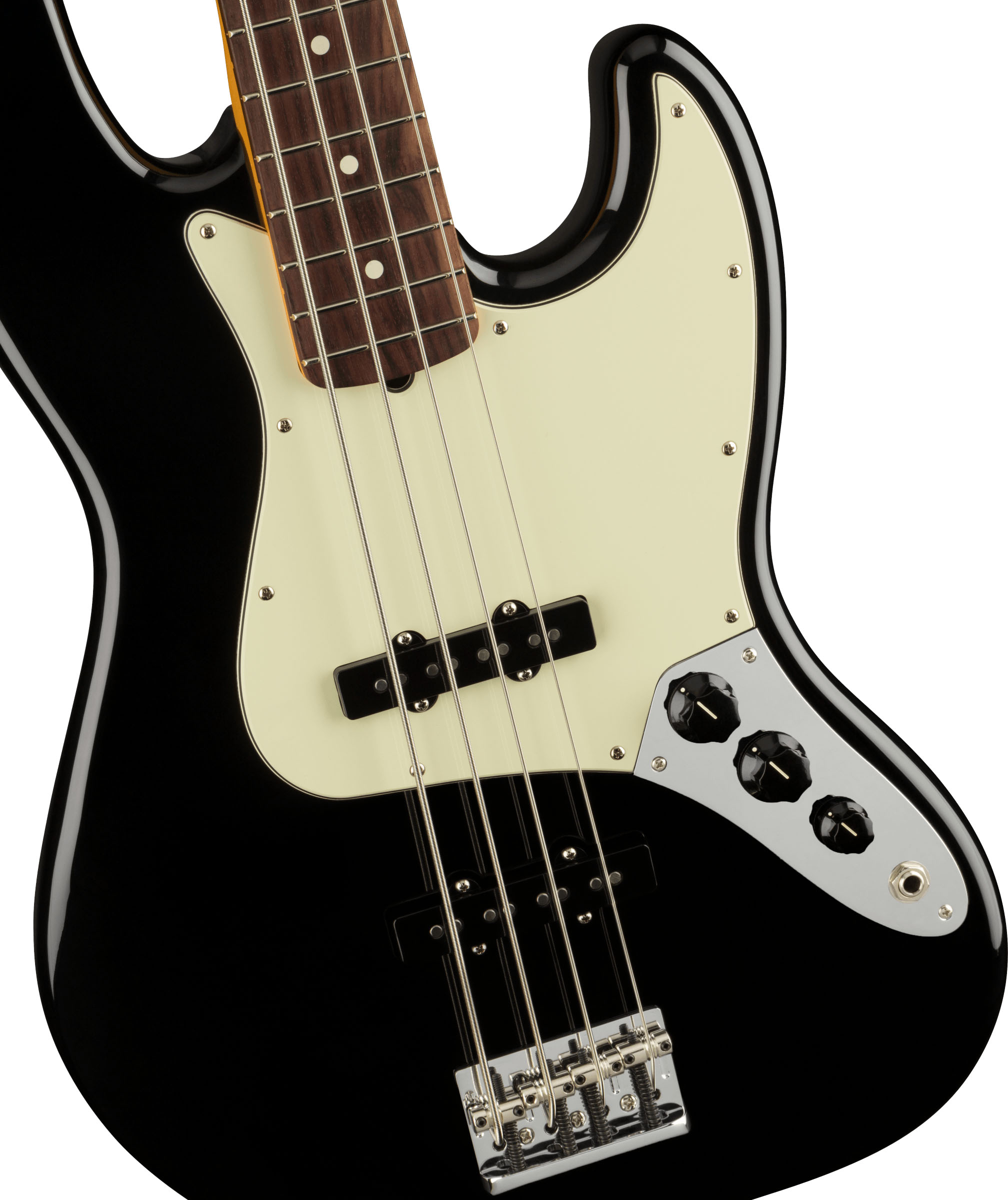 American Professional II Jazz Bass®, Rosewood Fingerboard, Black - Image 2
