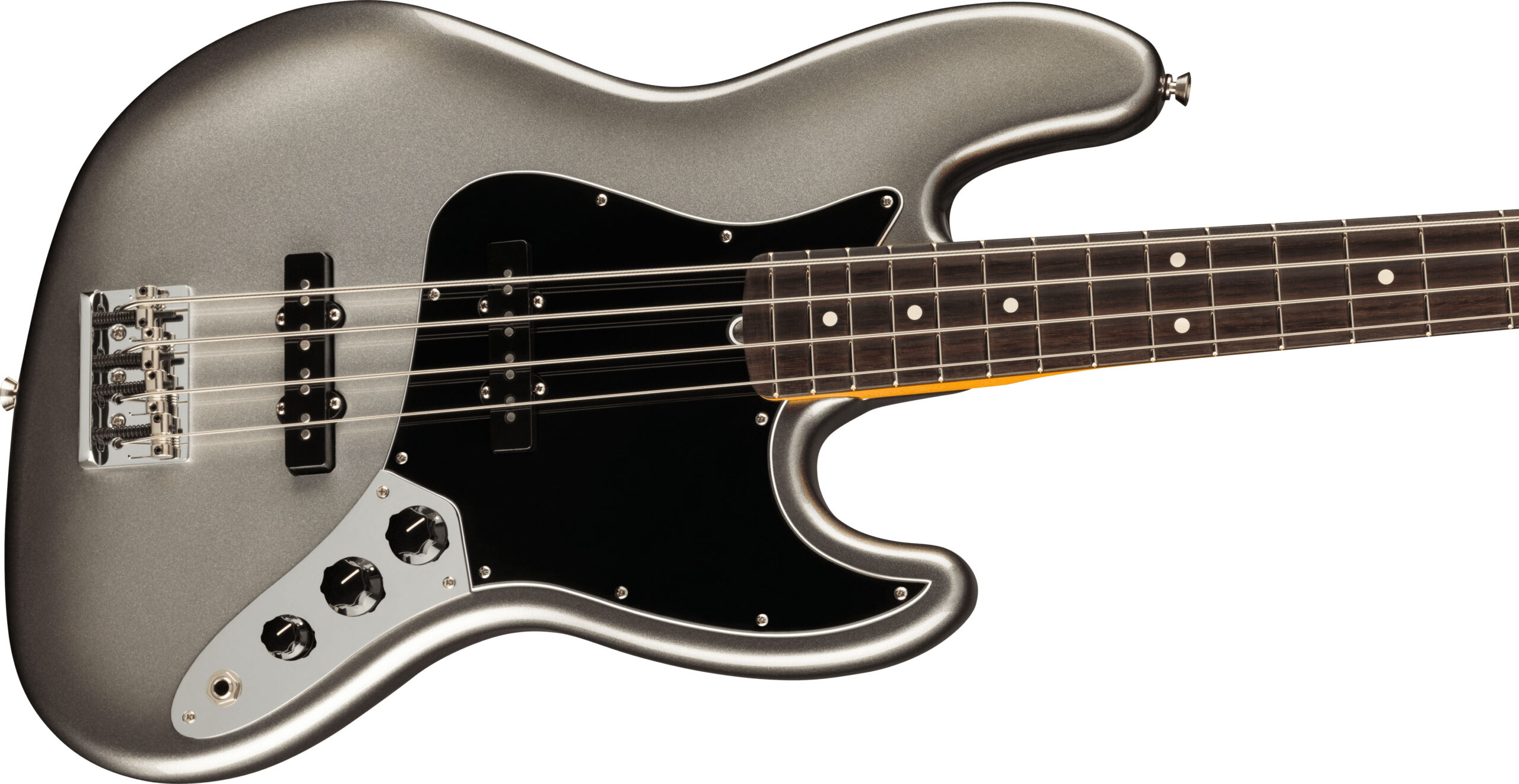 American Professional II Jazz Bass®, Rosewood Fingerboard, Mercury - Image 3