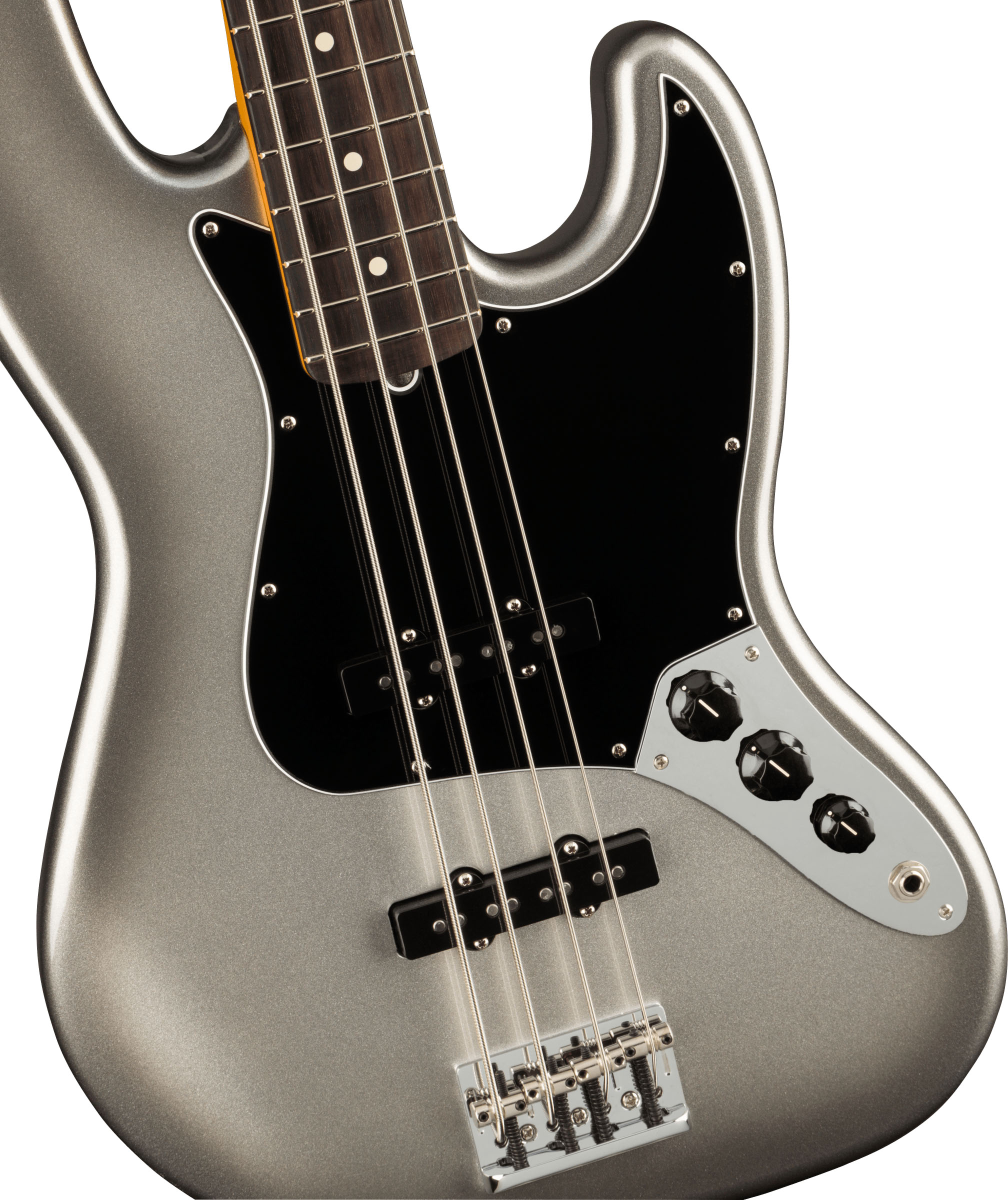 American Professional II Jazz Bass®, Rosewood Fingerboard, Mercury - Image 2