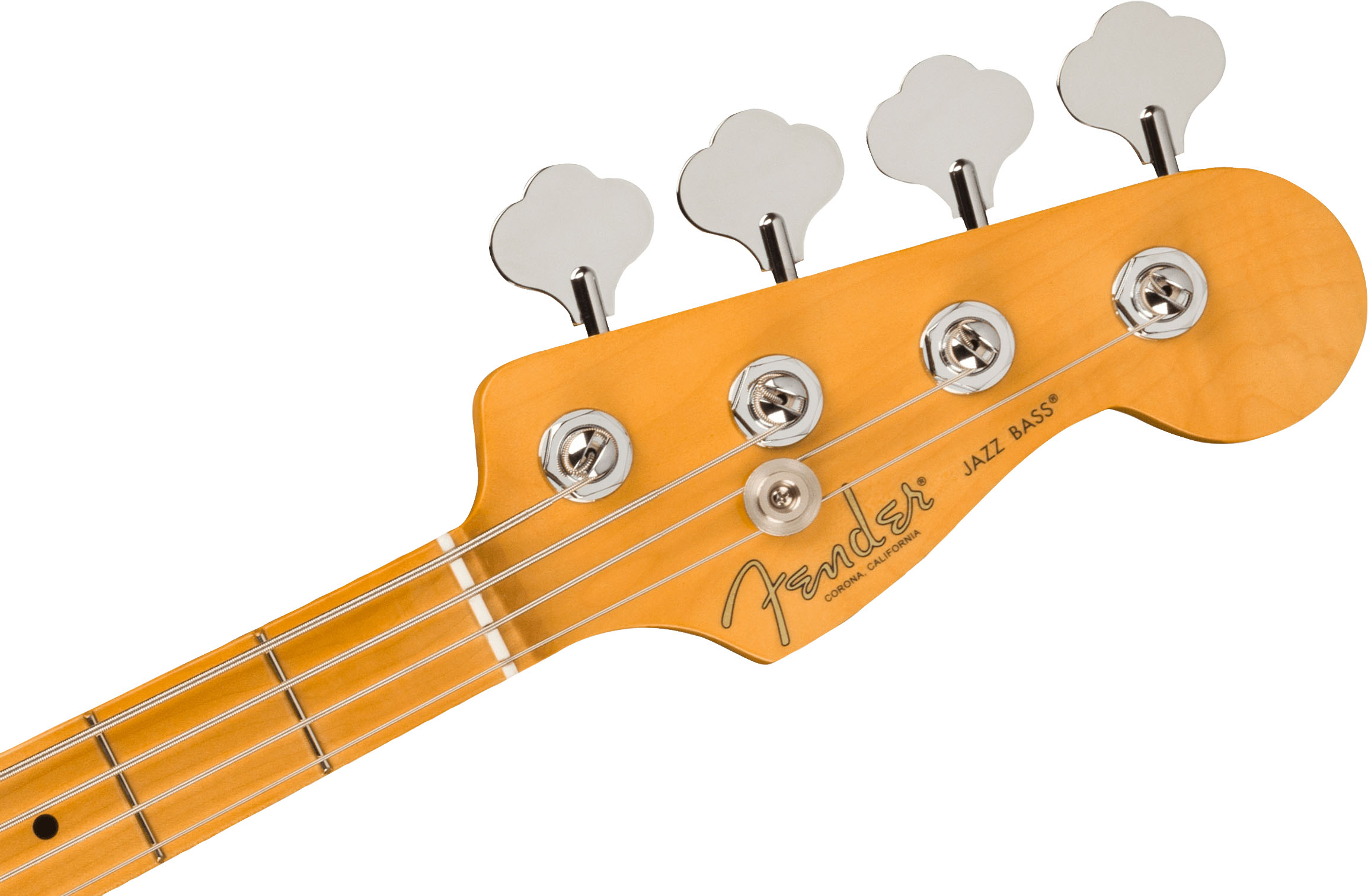 American Professional II Jazz Bass®, Maple Fingerboard, Olympic White - Image 4