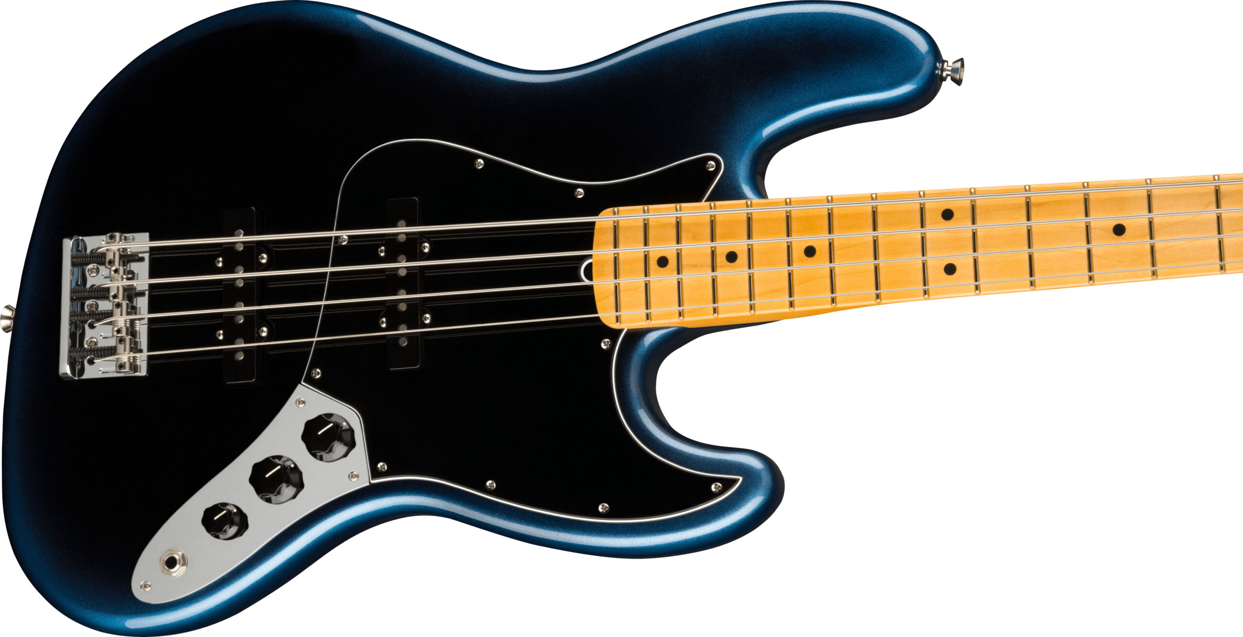 American Professional II Jazz Bass®, Maple Fingerboard, Dark Night - Image 3