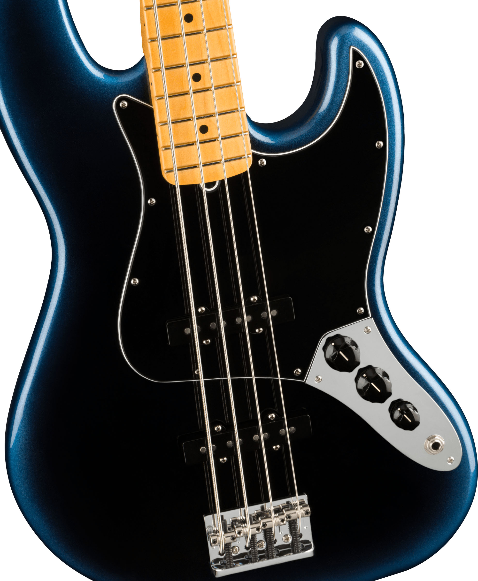 American Professional II Jazz Bass®, Maple Fingerboard, Dark Night - Image 2