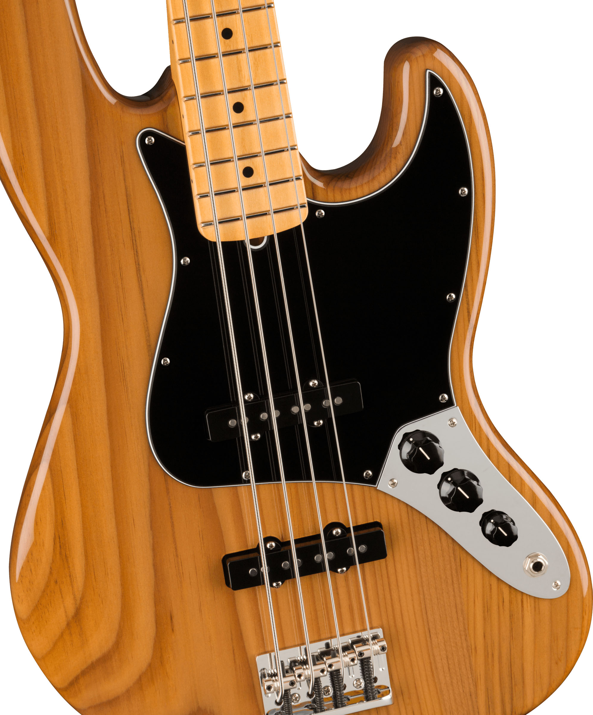 American Professional II Jazz Bass®, Maple Fingerboard, Roasted Pine - Image 2
