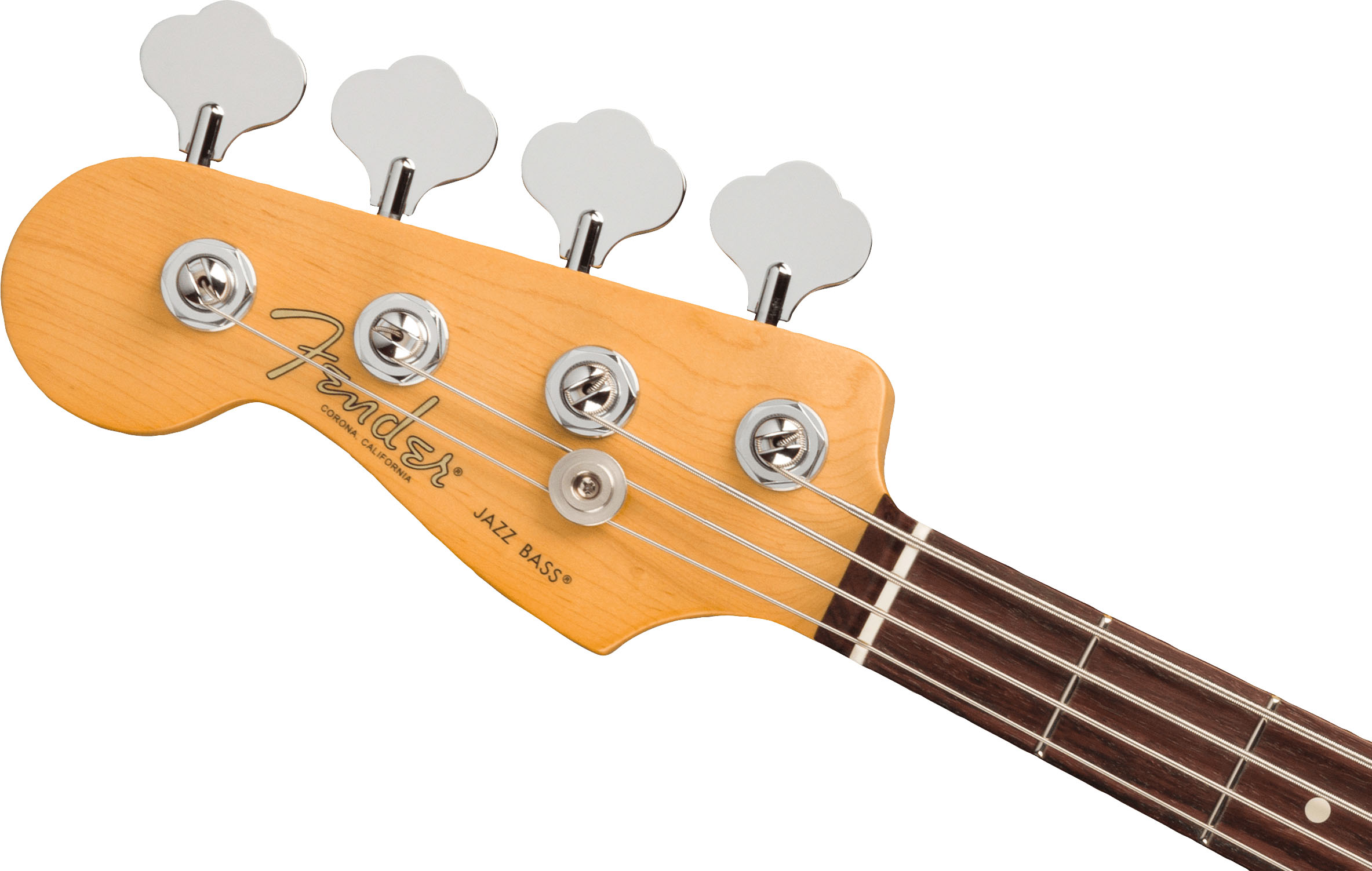 American Professional II Jazz Bass® Left-Hand, Rosewood Fingerboard, Olympic White - Image 4
