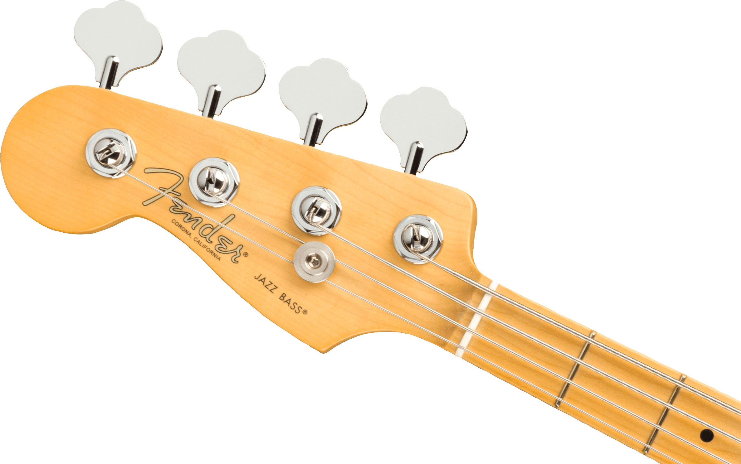 American Professional II Jazz Bass® Left-Hand, Maple Fingerboard, Miami Blue - Image 4