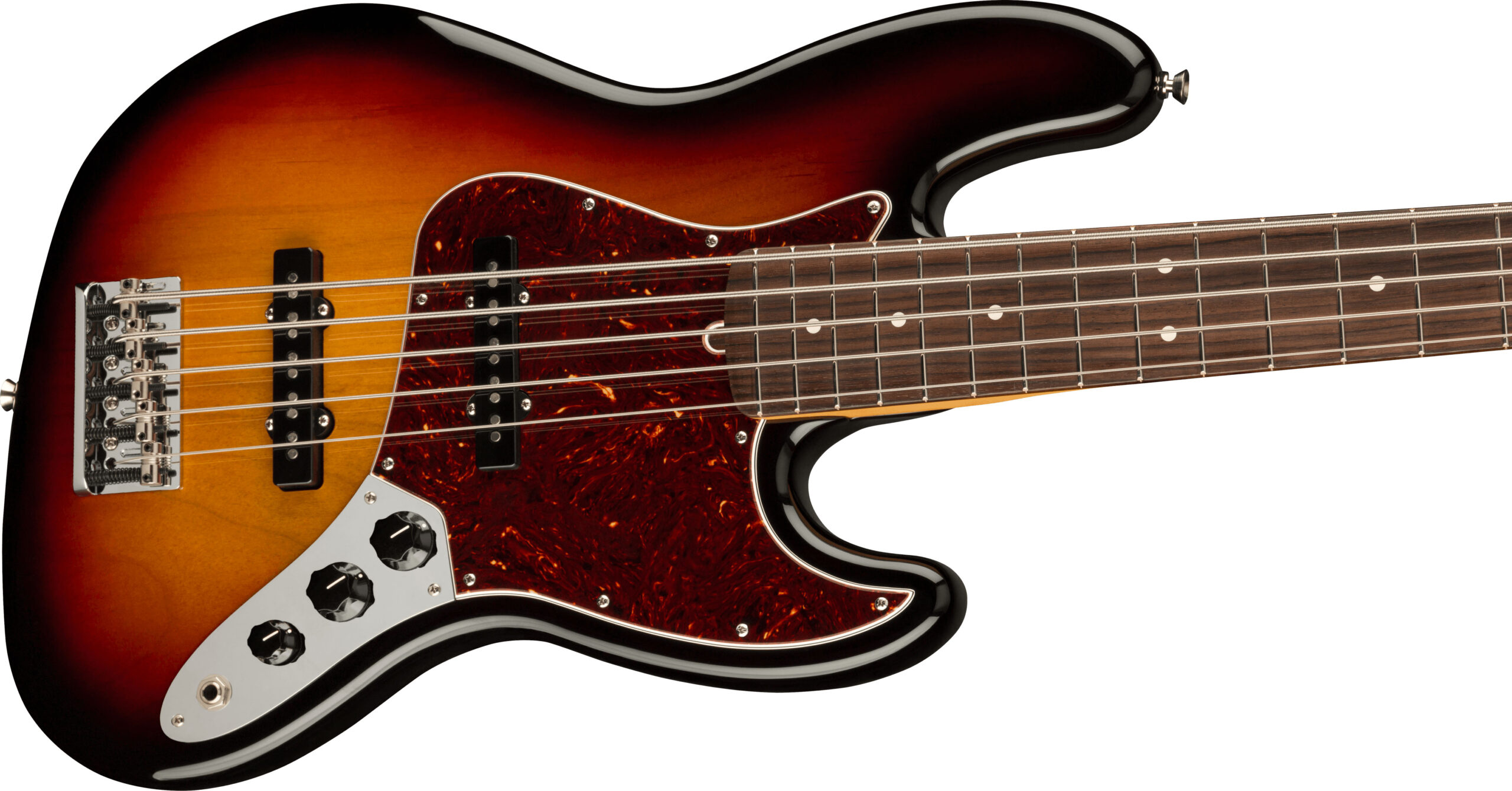 American Professional II Jazz Bass® V, Rosewood Fingerboard, 3-Color Sunburst - Image 3