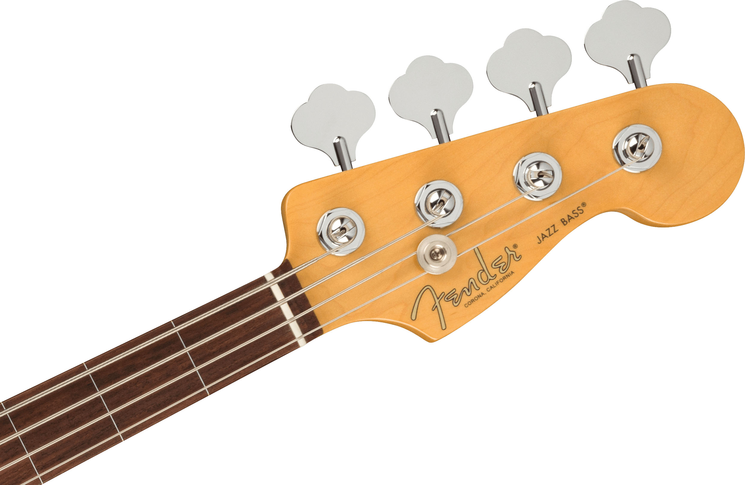 American Professional II Jazz Bass® Fretless, Rosewood Fingerboard, Olympic White - Image 4