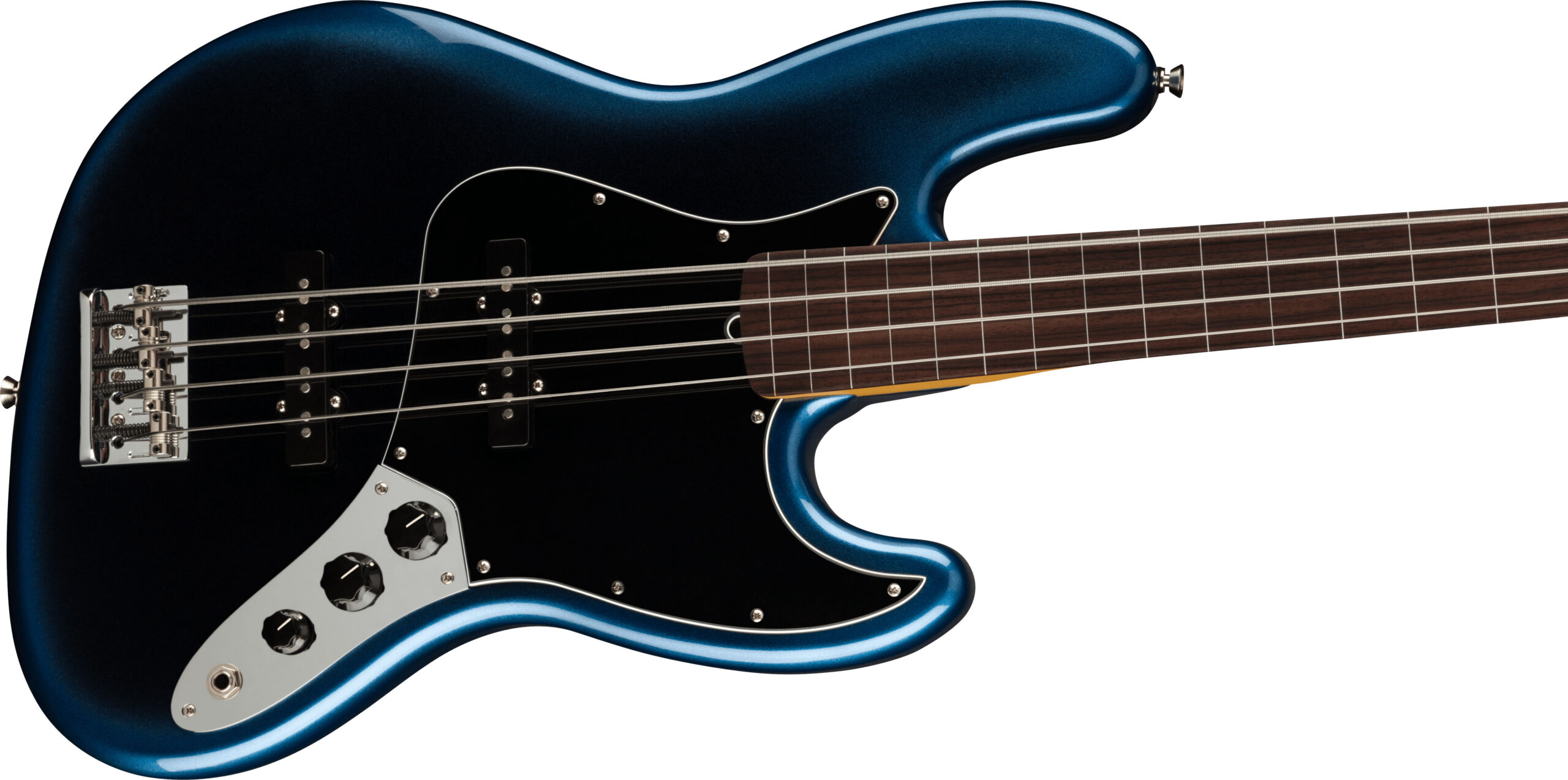 American Professional II Jazz Bass® Fretless, Rosewood Fingerboard, Dark Night - Image 3