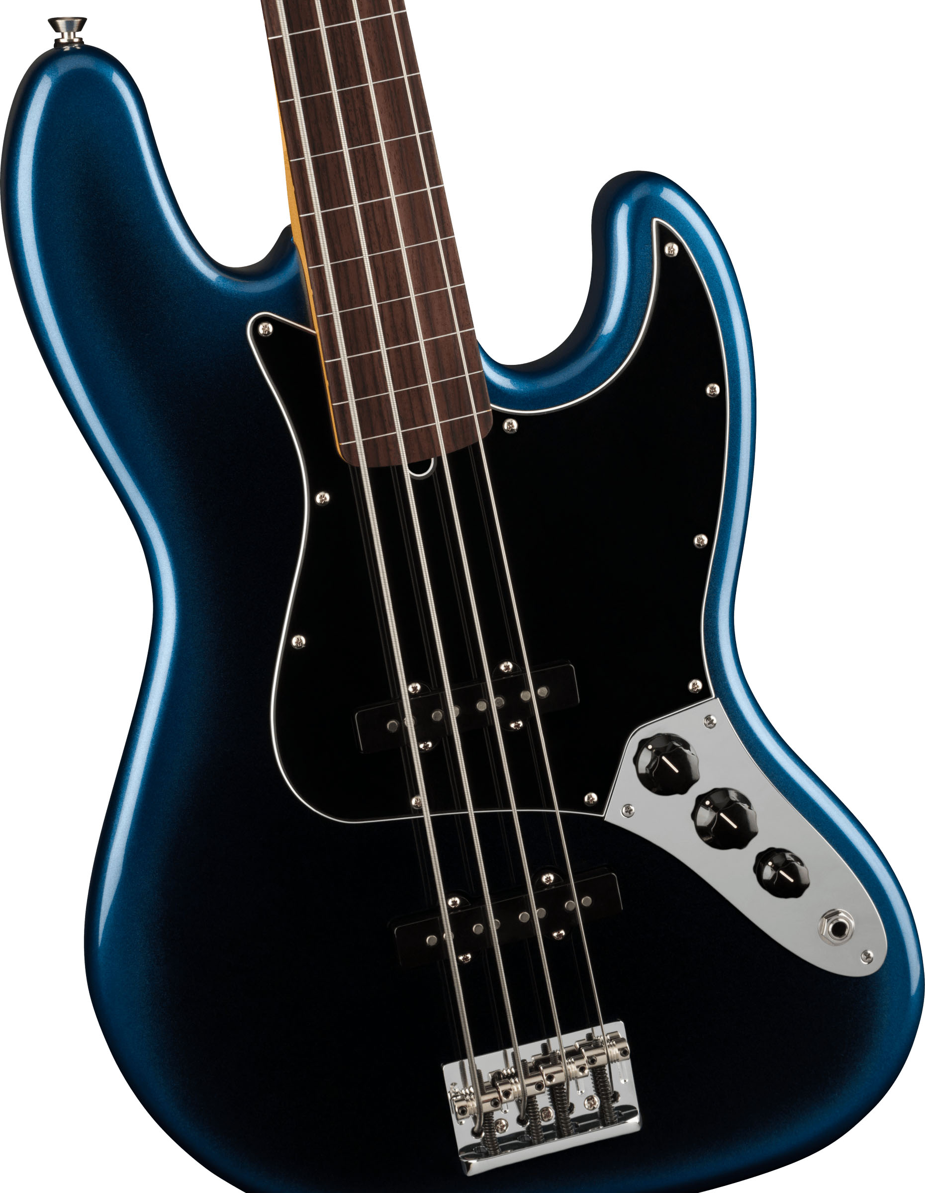 American Professional II Jazz Bass® Fretless, Rosewood Fingerboard, Dark Night - Image 2