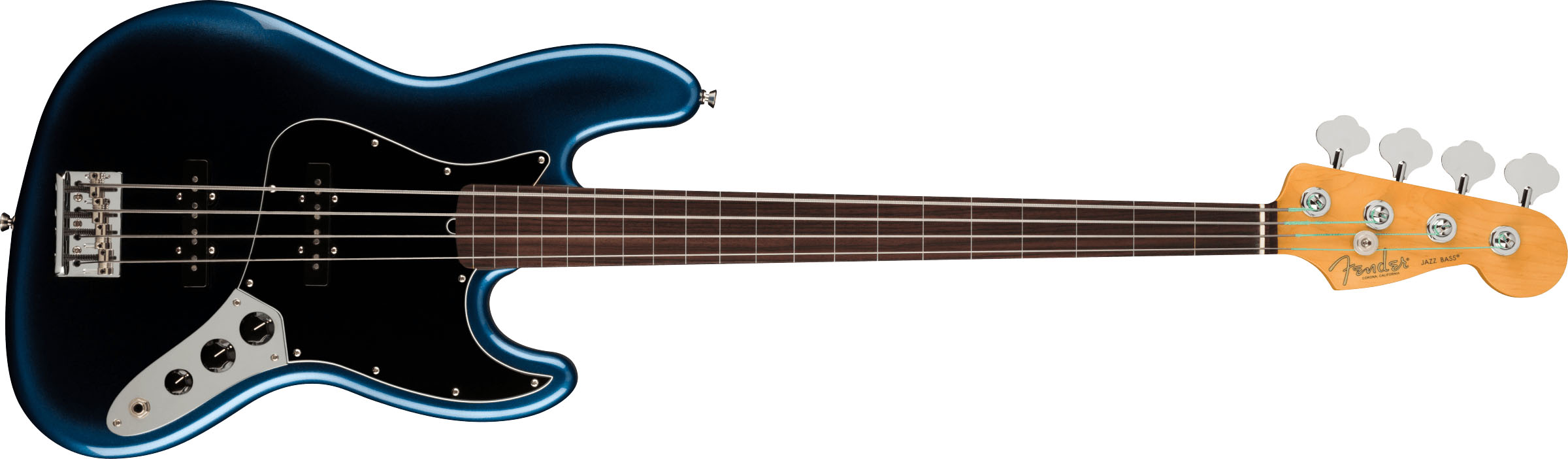 American Professional II Jazz Bass® Fretless, Rosewood Fingerboard, Dark Night