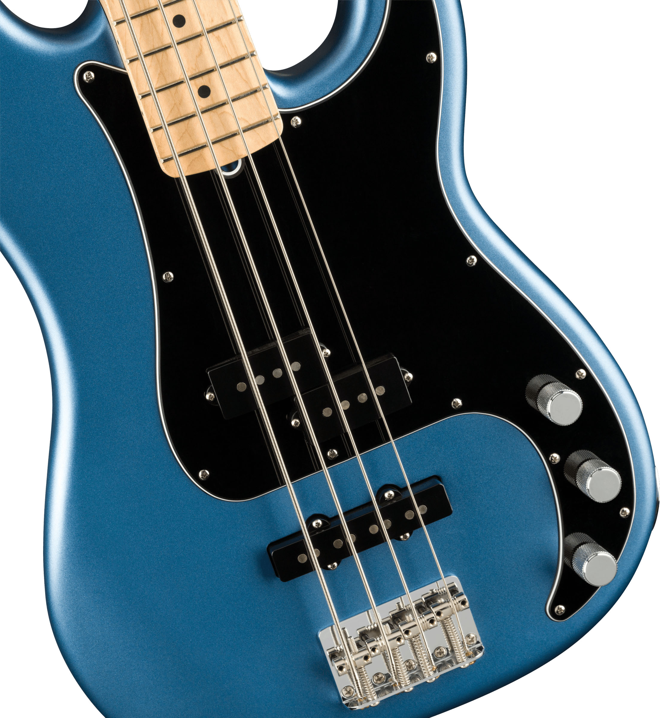 American Performer Precision Bass®, Maple Fingerboard, Satin Lake Placid Blue - Image 3