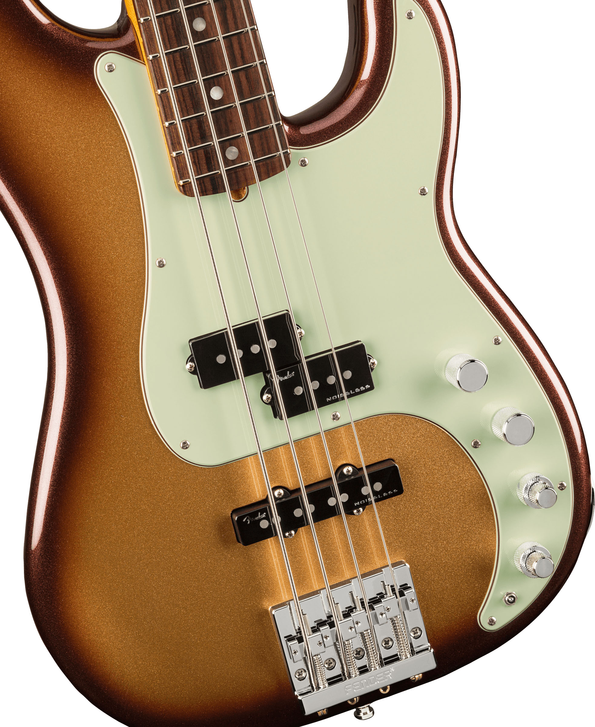 American Ultra Precision Bass®, Rosewood Fingerboard, Mocha Burst - Image 4