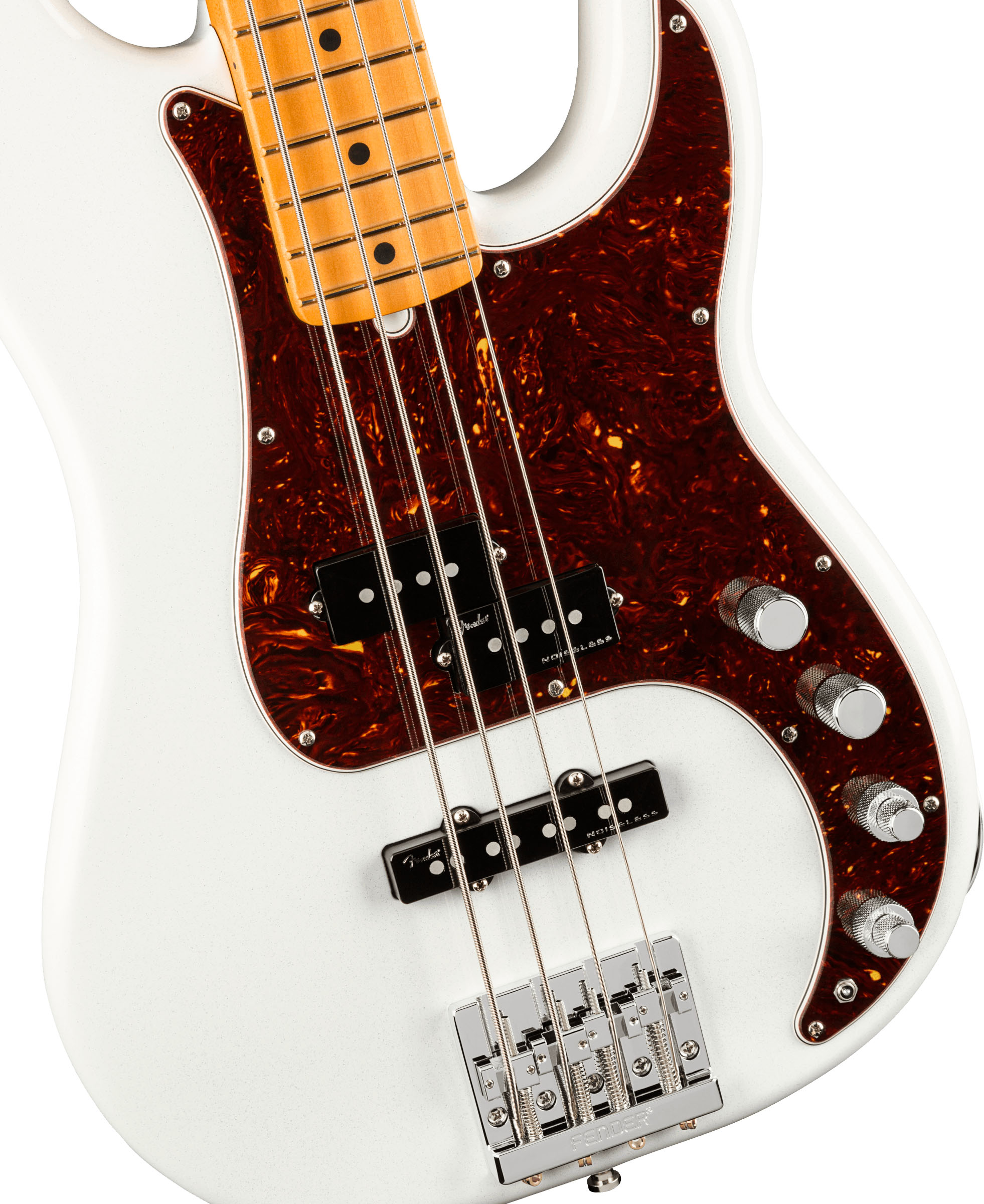 American Ultra Precision Bass®, Maple Fingerboard, Arctic Pearl - Image 4