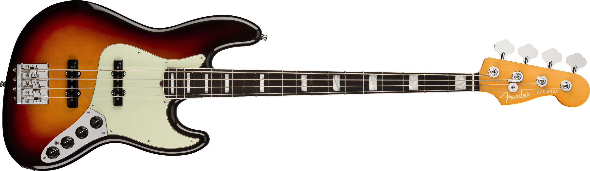 American Ultra Jazz Bass®, Rosewood Fingerboard, Ultraburst - Image 2
