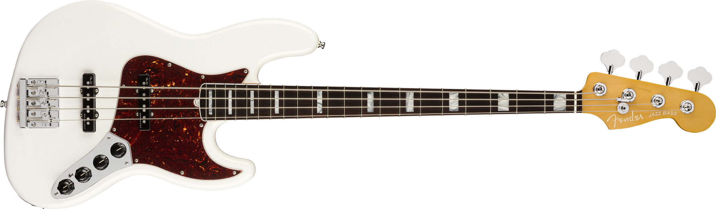 American Ultra Jazz Bass®, Rosewood Fingerboard, Arctic Pearl - Image 2
