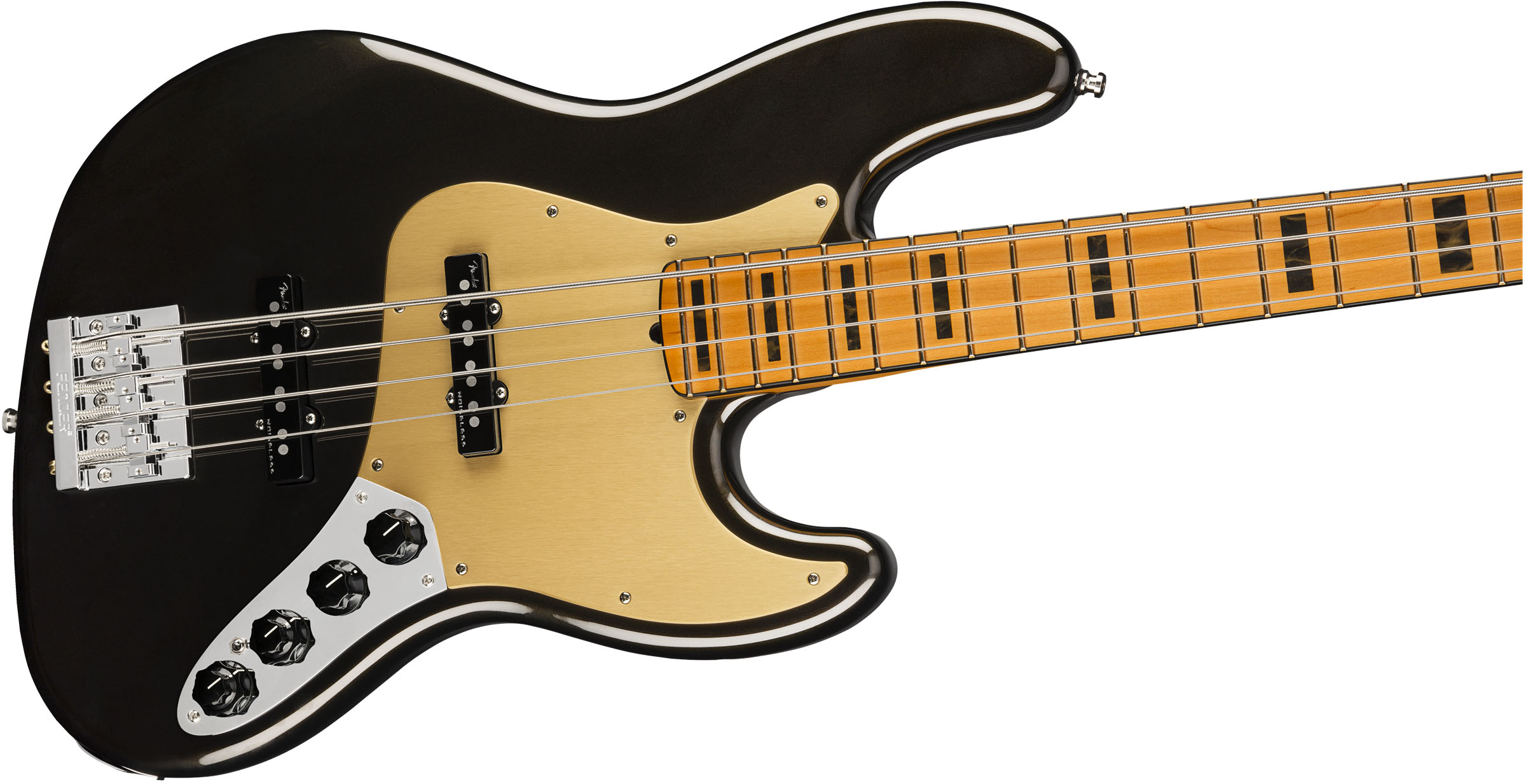 American Ultra Jazz Bass®, Maple Fingerboard, Texas Tea - Image 5