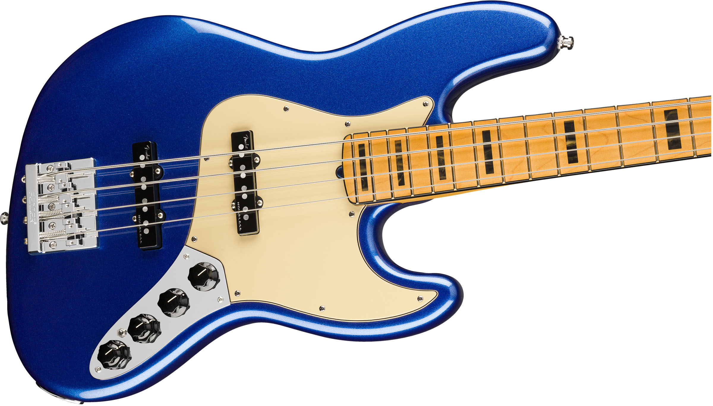 American Ultra Jazz Bass®, Maple Fingerboard, Cobra Blue - Image 5