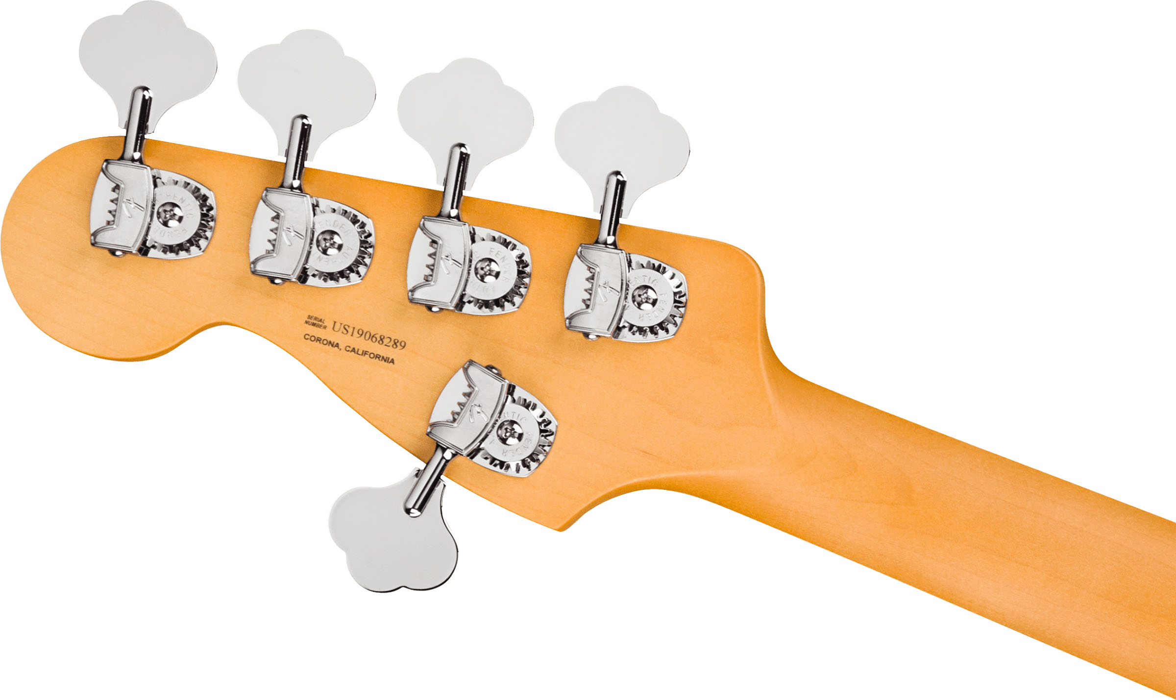 American Ultra Jazz Bass® V, Maple Fingerboard, Arctic Pearl - Image 7