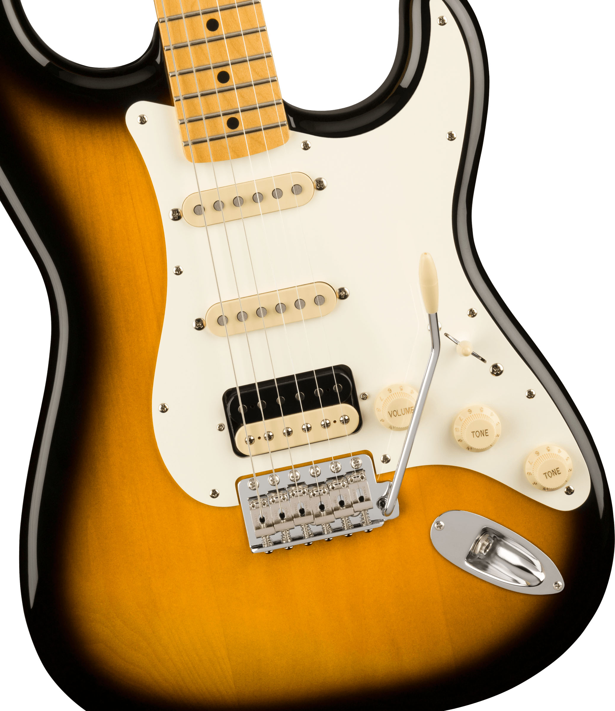JV Modified '50s Stratocaster® HSS, Maple Fingerboard, 2-Color Sunburst - Image 4