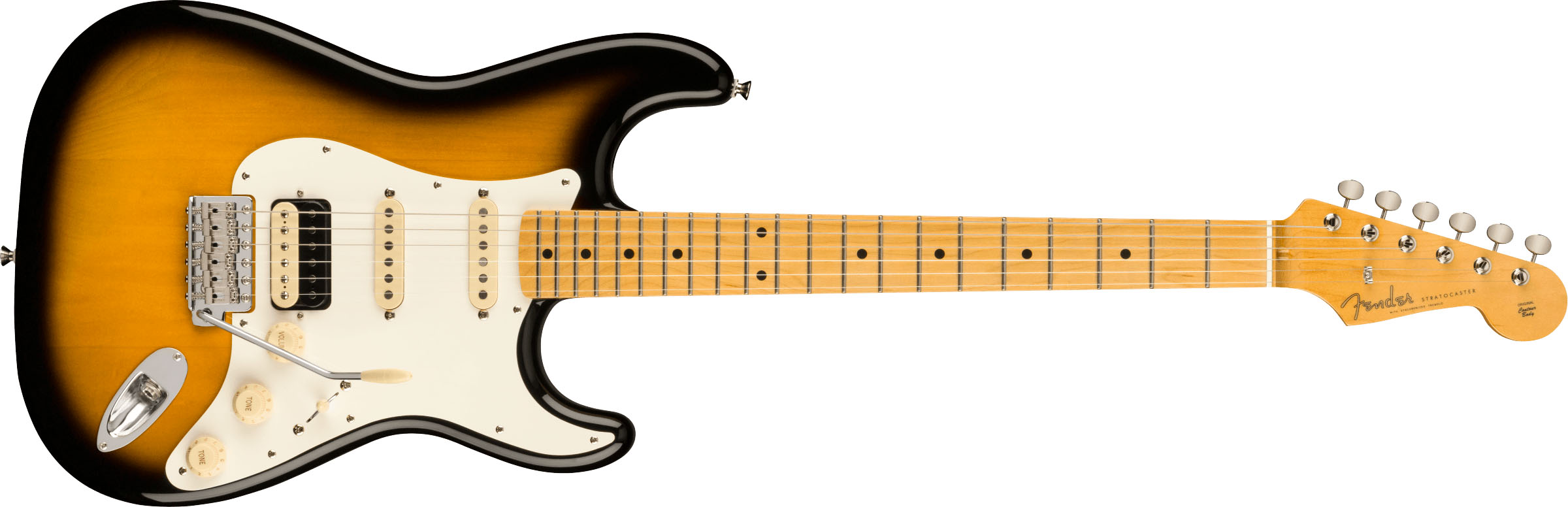 JV Modified '50s Stratocaster® HSS, Maple Fingerboard, 2-Color Sunburst - Image 2