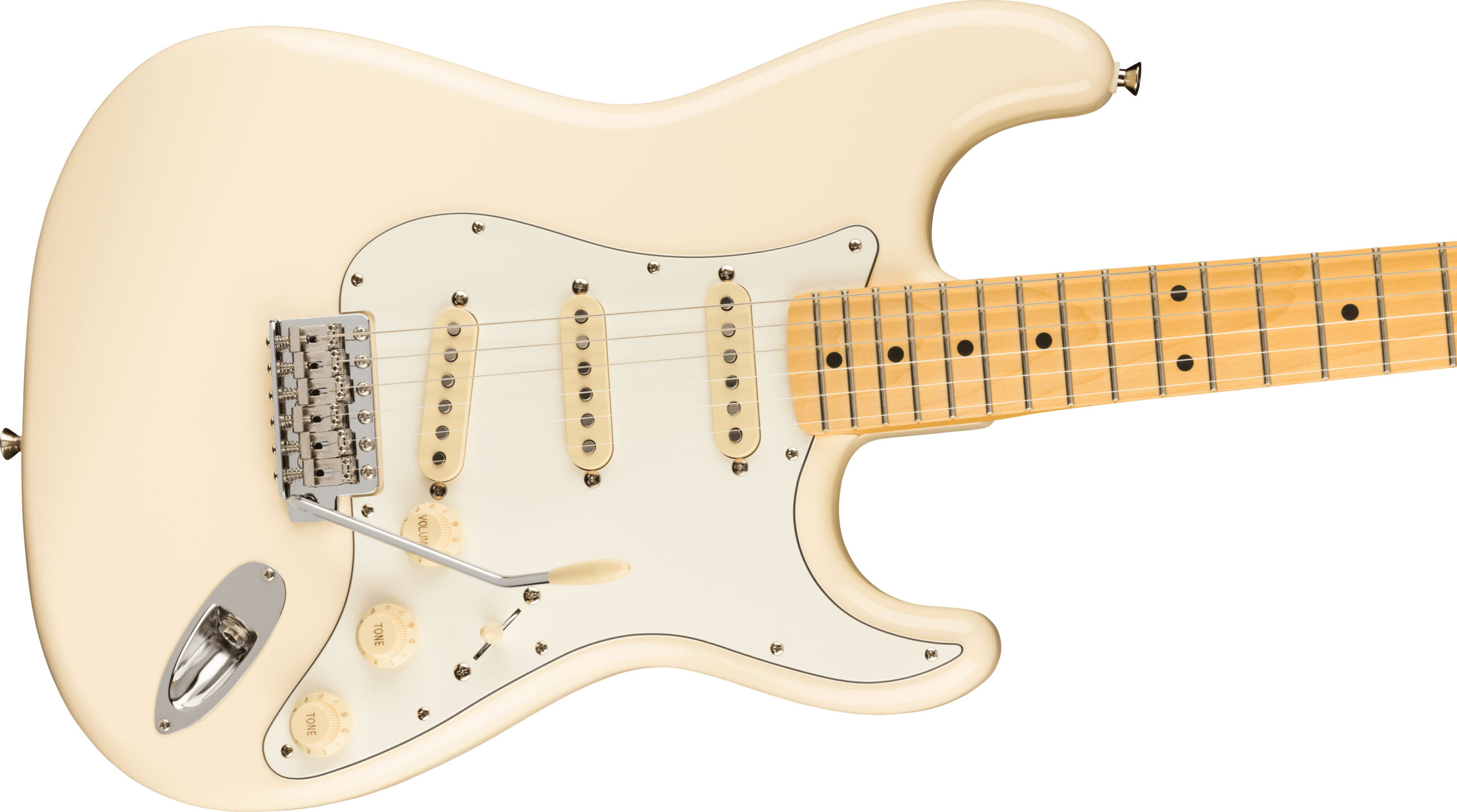 JV Modified '60s Stratocaster®,  Maple Fingerboard, Olympic White - Image 5